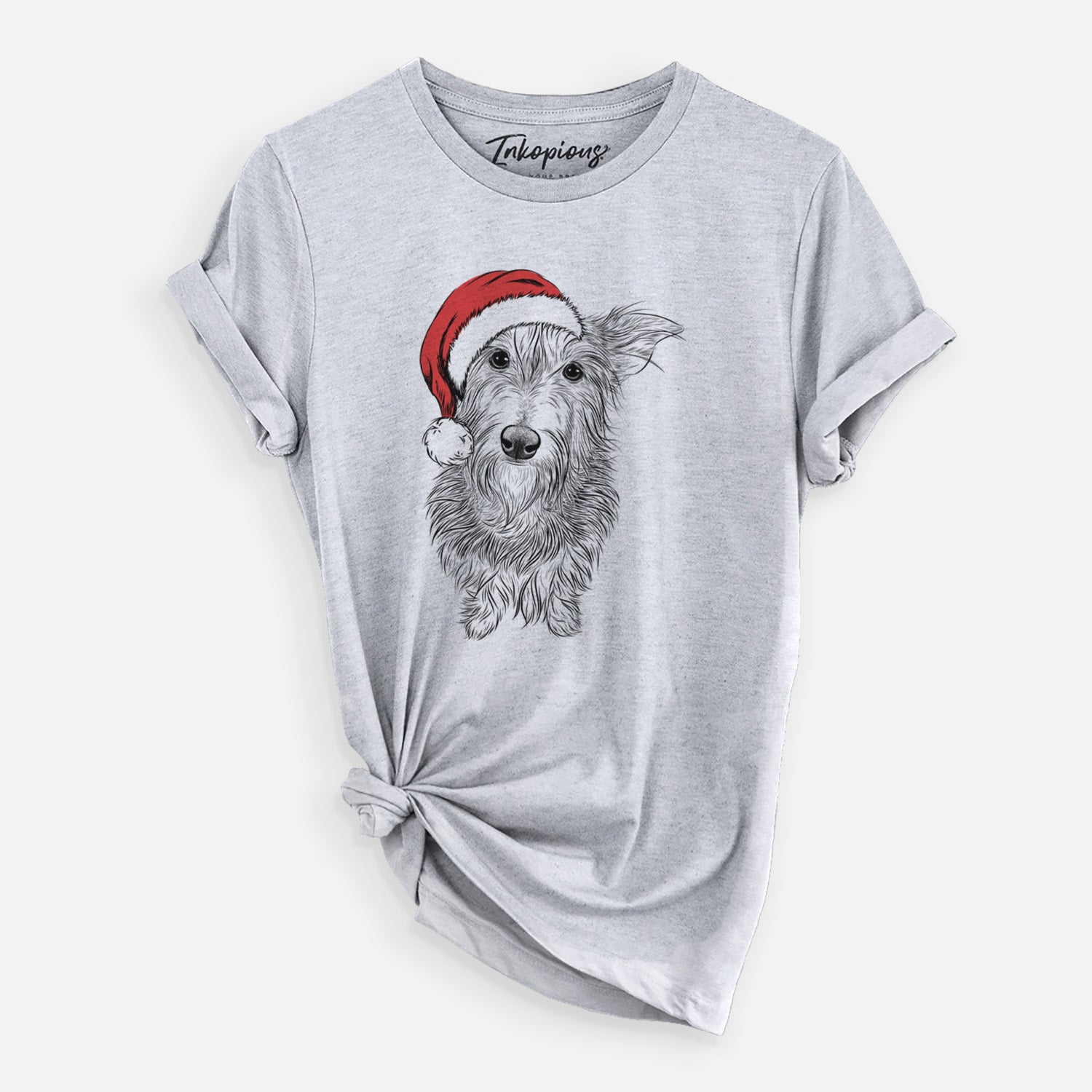 Santa Frida Doggo the Rescue Terrier Mix - Unisex Crewneck