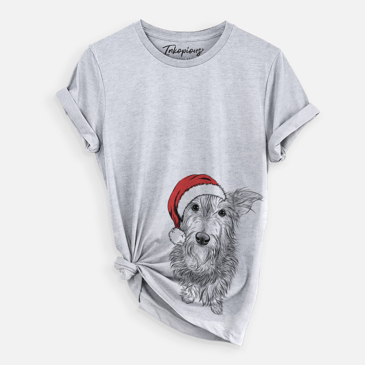 Santa Frida Doggo the Rescue Terrier Mix - Unisex Crewneck