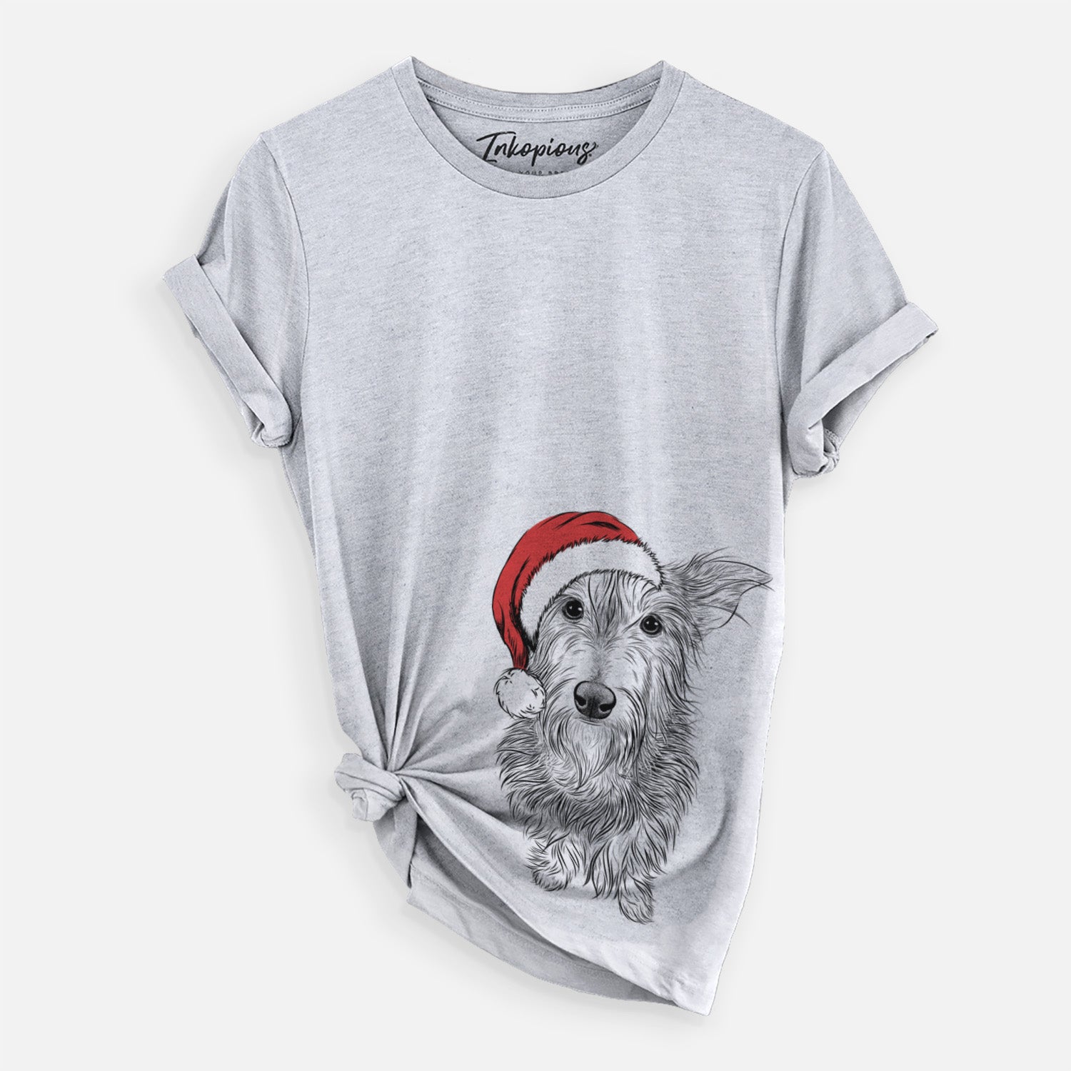 Santa Frida Doggo the Rescue Terrier Mix - Unisex Crewneck