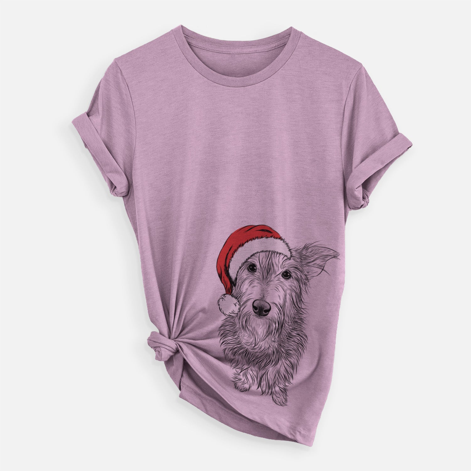 Santa Frida Doggo the Rescue Terrier Mix - Unisex Crewneck