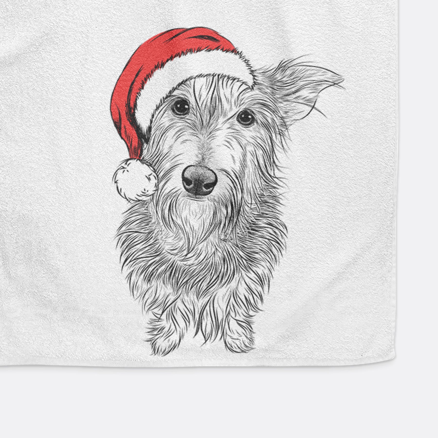 Frida Doggo the Rescue Terrier Mix Premium Hand Towel