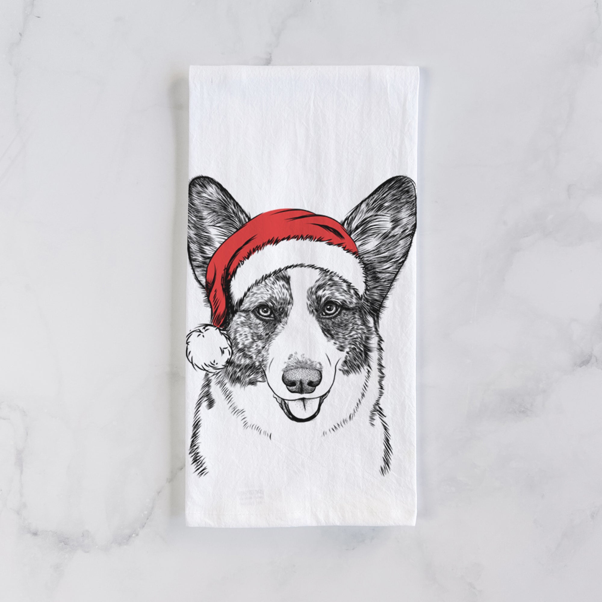 Gabby the Cardigan Welsh Corgi Tea Towel