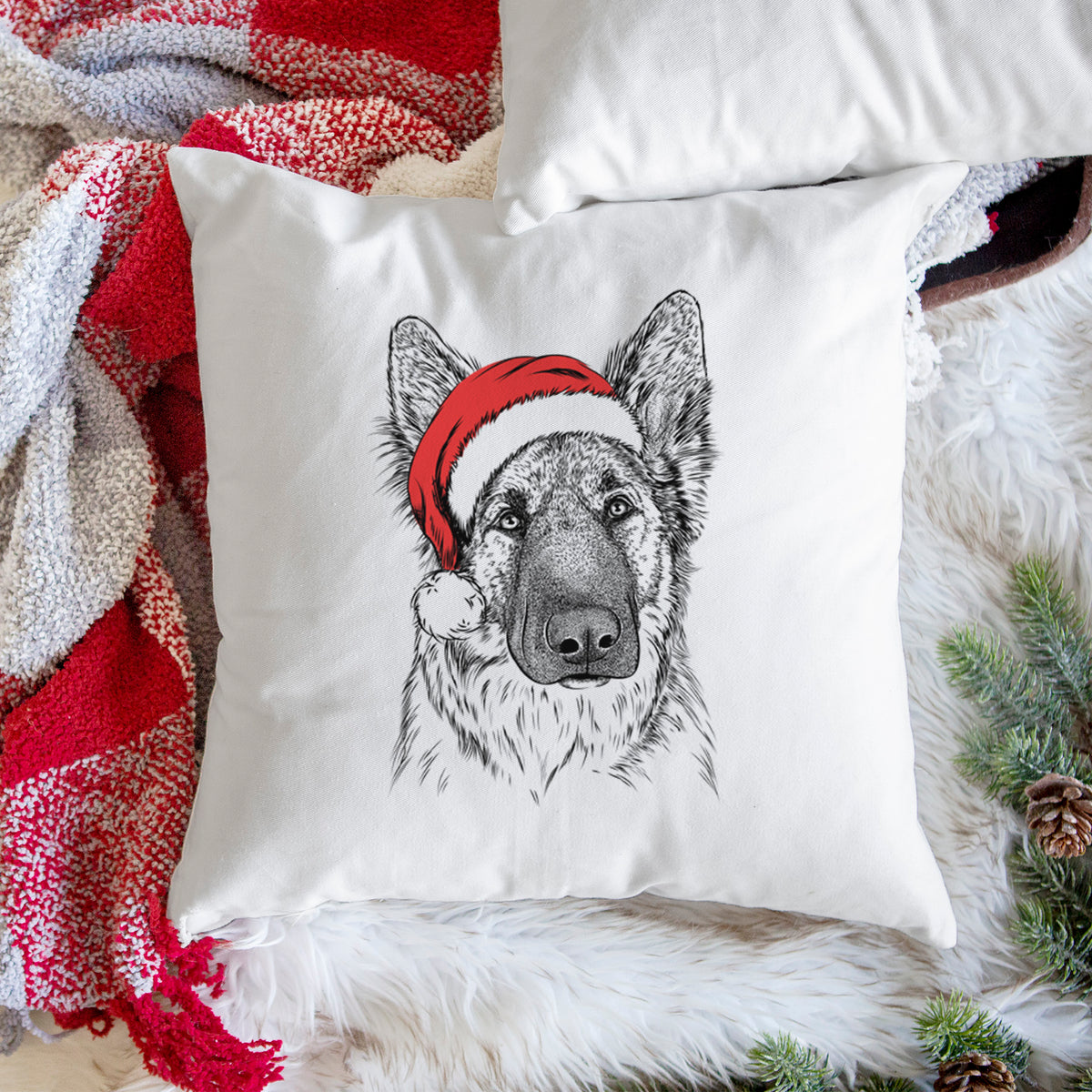 Geddy the Shiloh Shepherd - Throw Pillow Cover