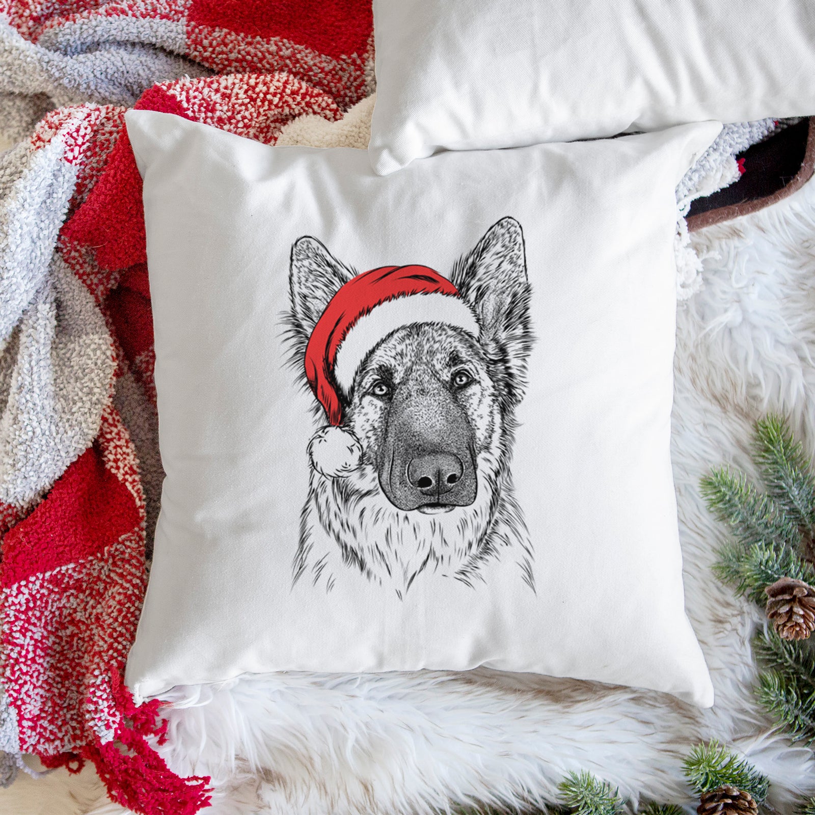 Geddy the Shiloh Shepherd - Throw Pillow Cover