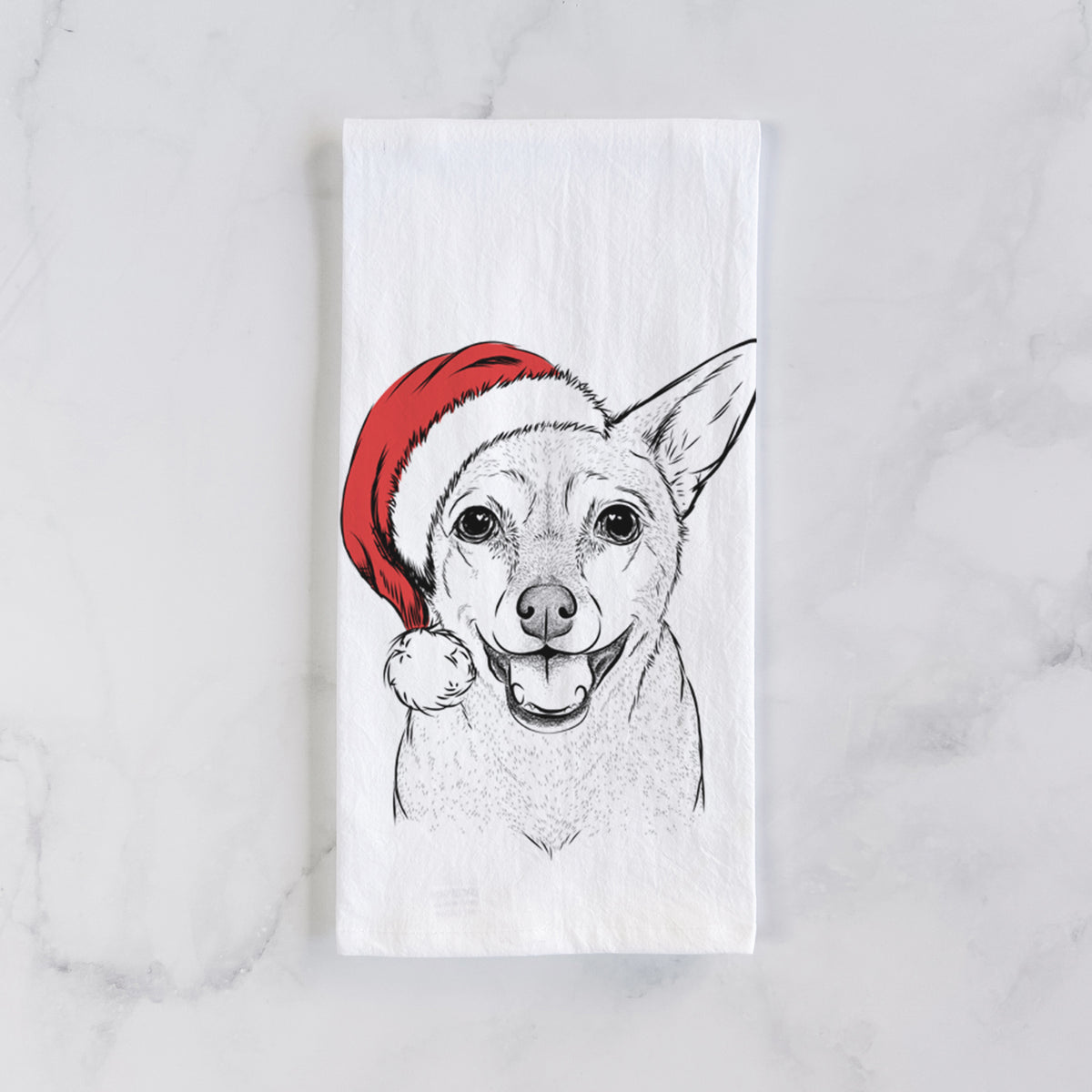 Georgie the Chiweenie Tea Towel
