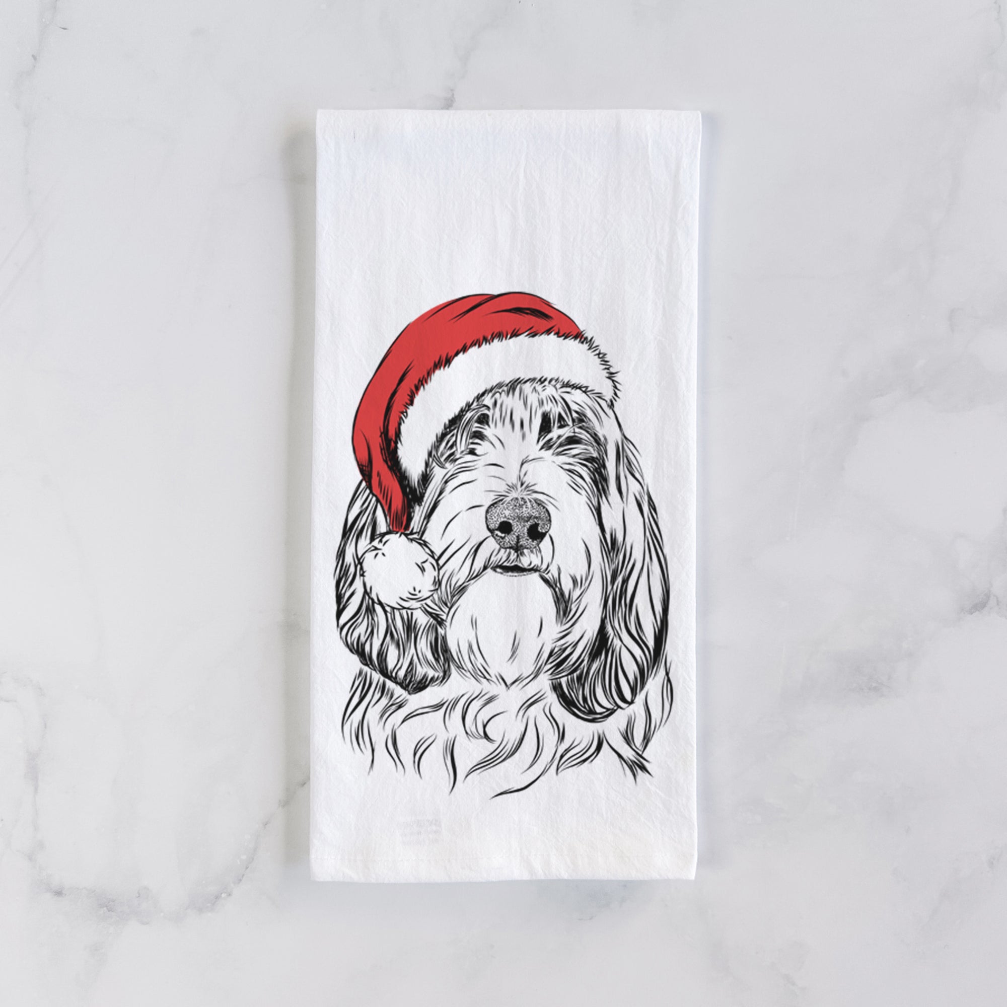 Gerard the Petit Basset Griffon Vendeen Tea Towel