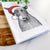 Gidget the Mexican Street Dog Tea Towel