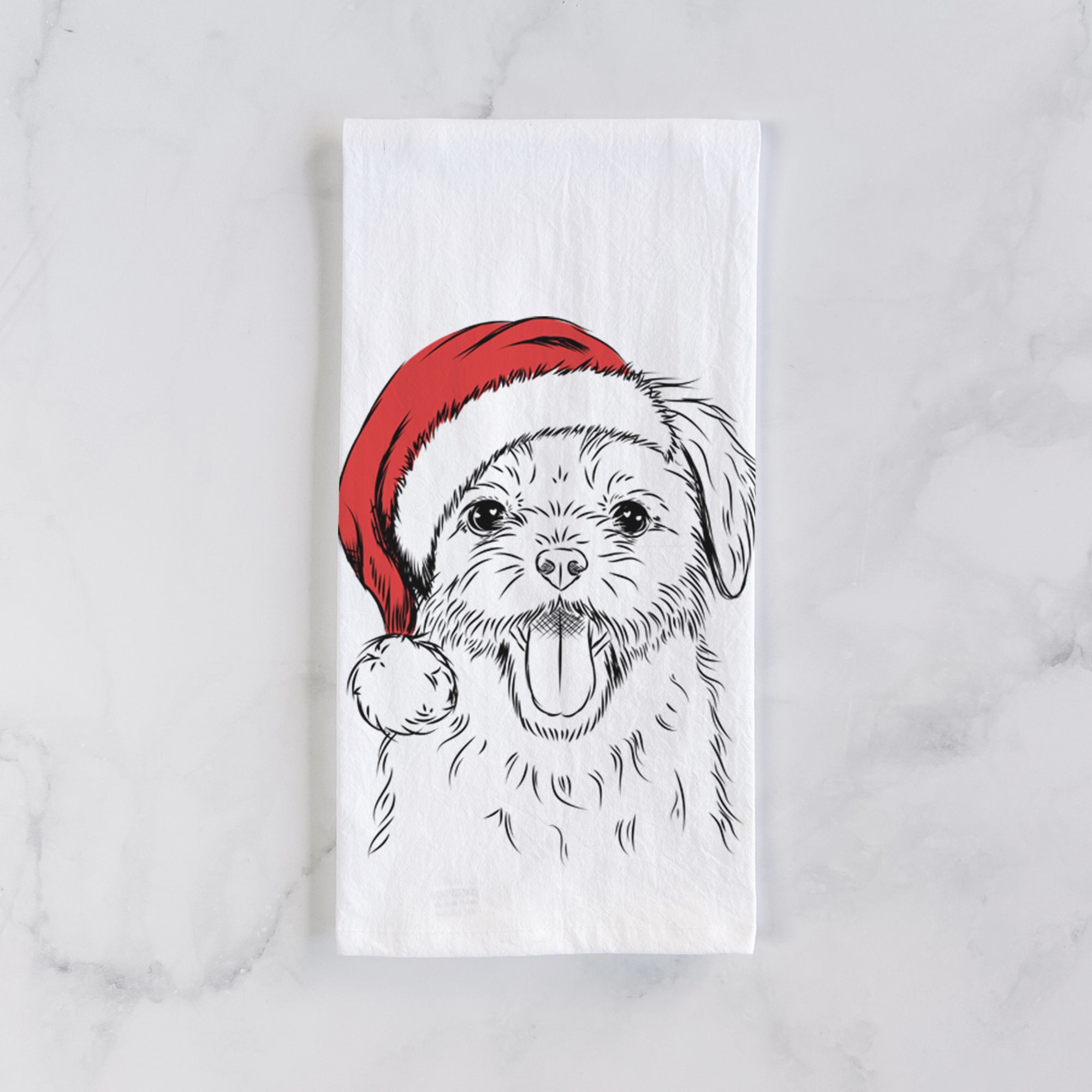 Gizmo the Maltese Tea Towel