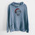 Santa Hat Gracie the Great Dane - Unisex Pigment Dyed Hoodie