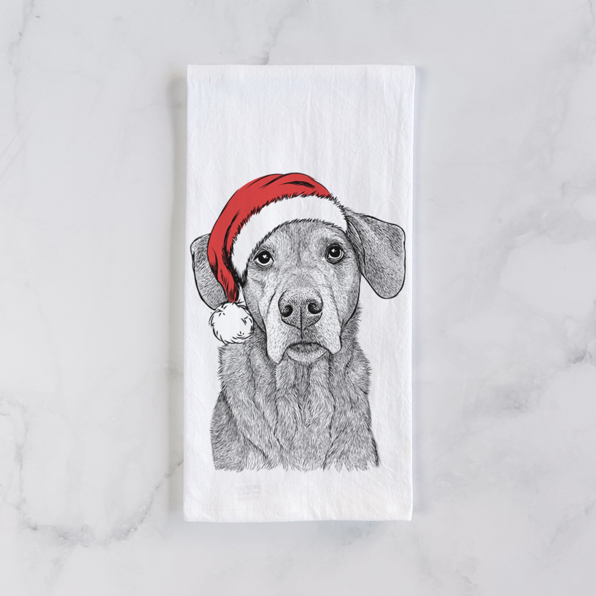 Gravy the Plott Hound Beagle Mix Tea Towel