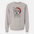 Santa Grizel the West Highland Terrier - Unisex Pigment Dyed Crew Sweatshirt