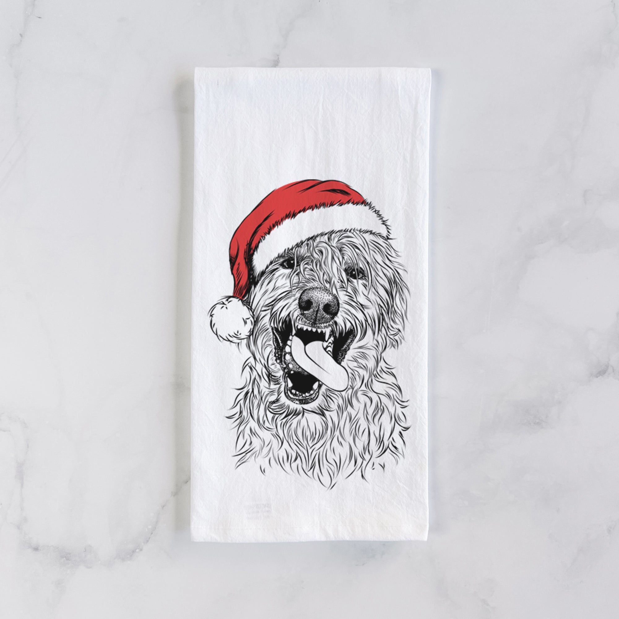 Groot the Irish Wolfhound Tea Towel