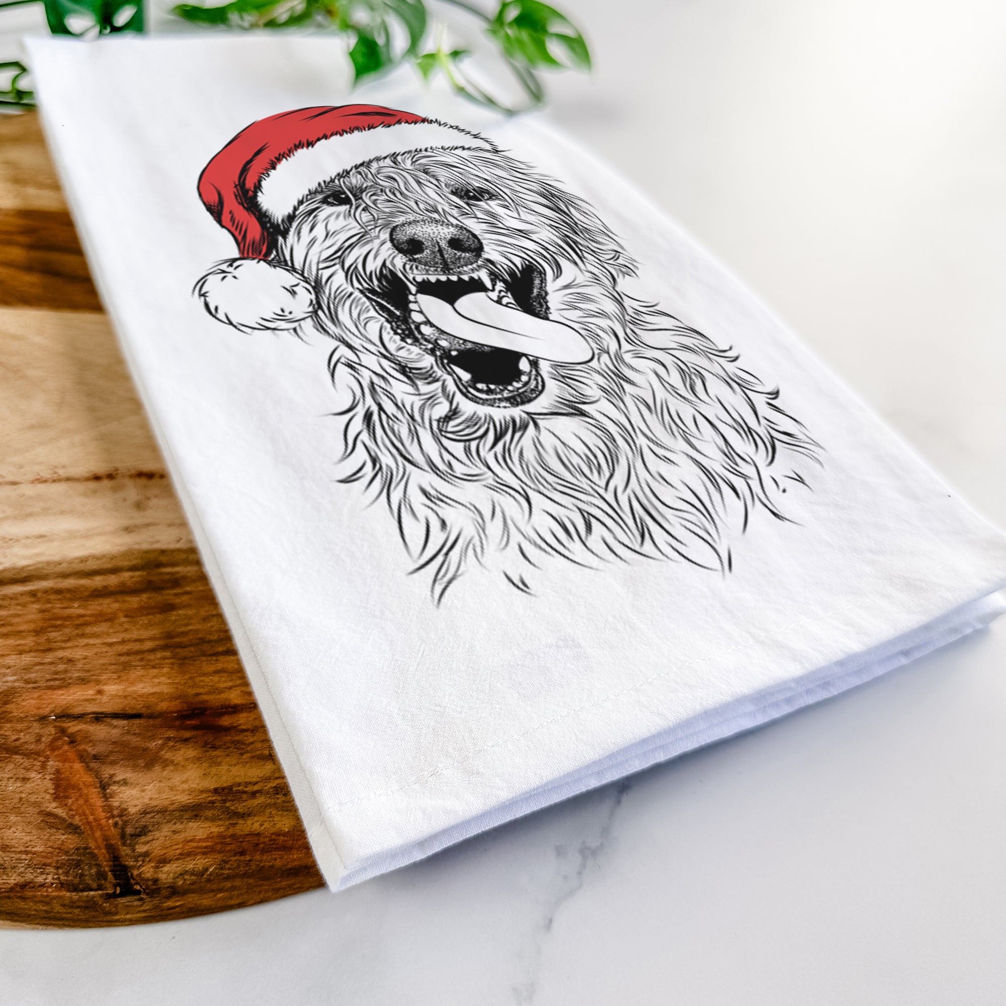 Groot the Irish Wolfhound Tea Towel