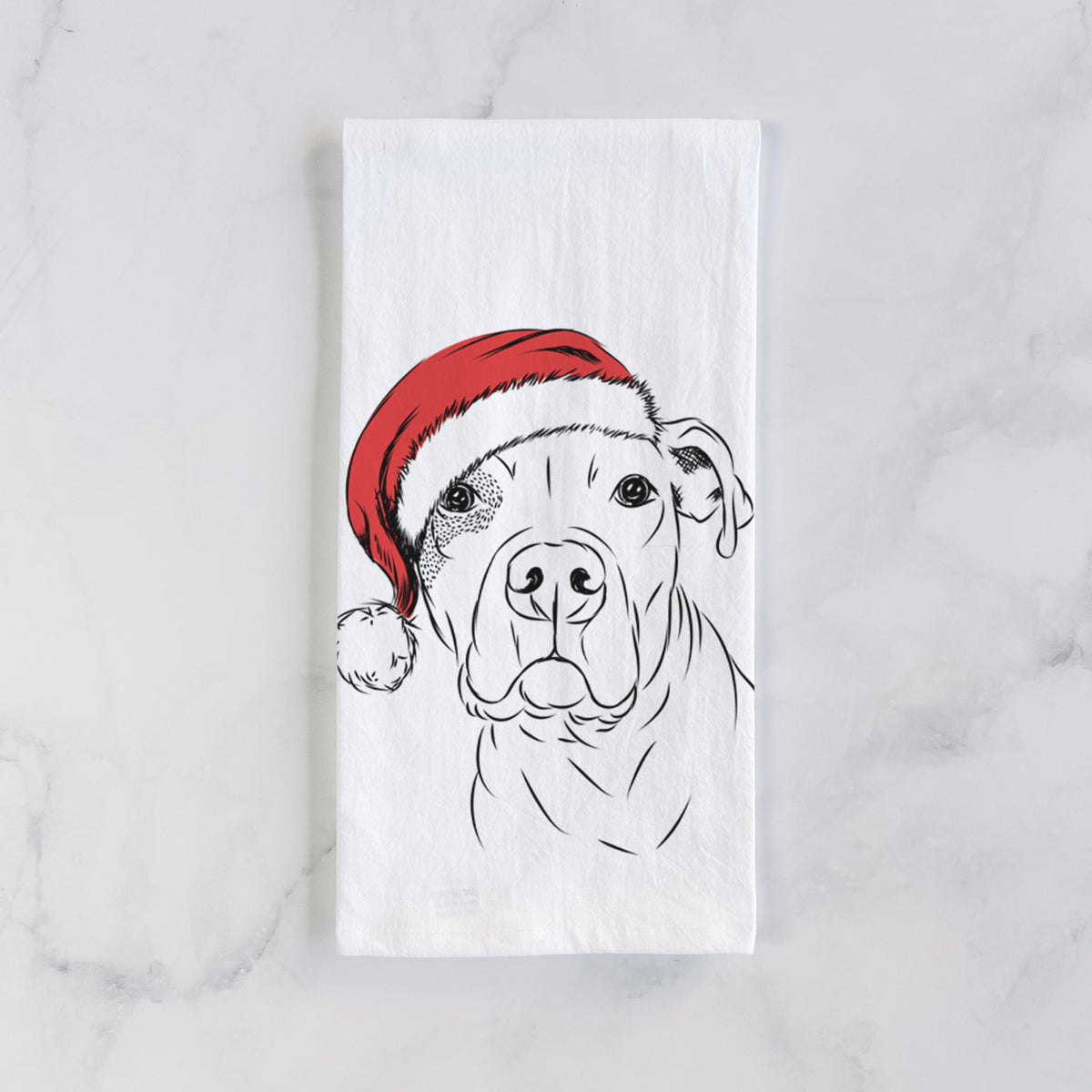 Gummy the Pitbull Tea Towel