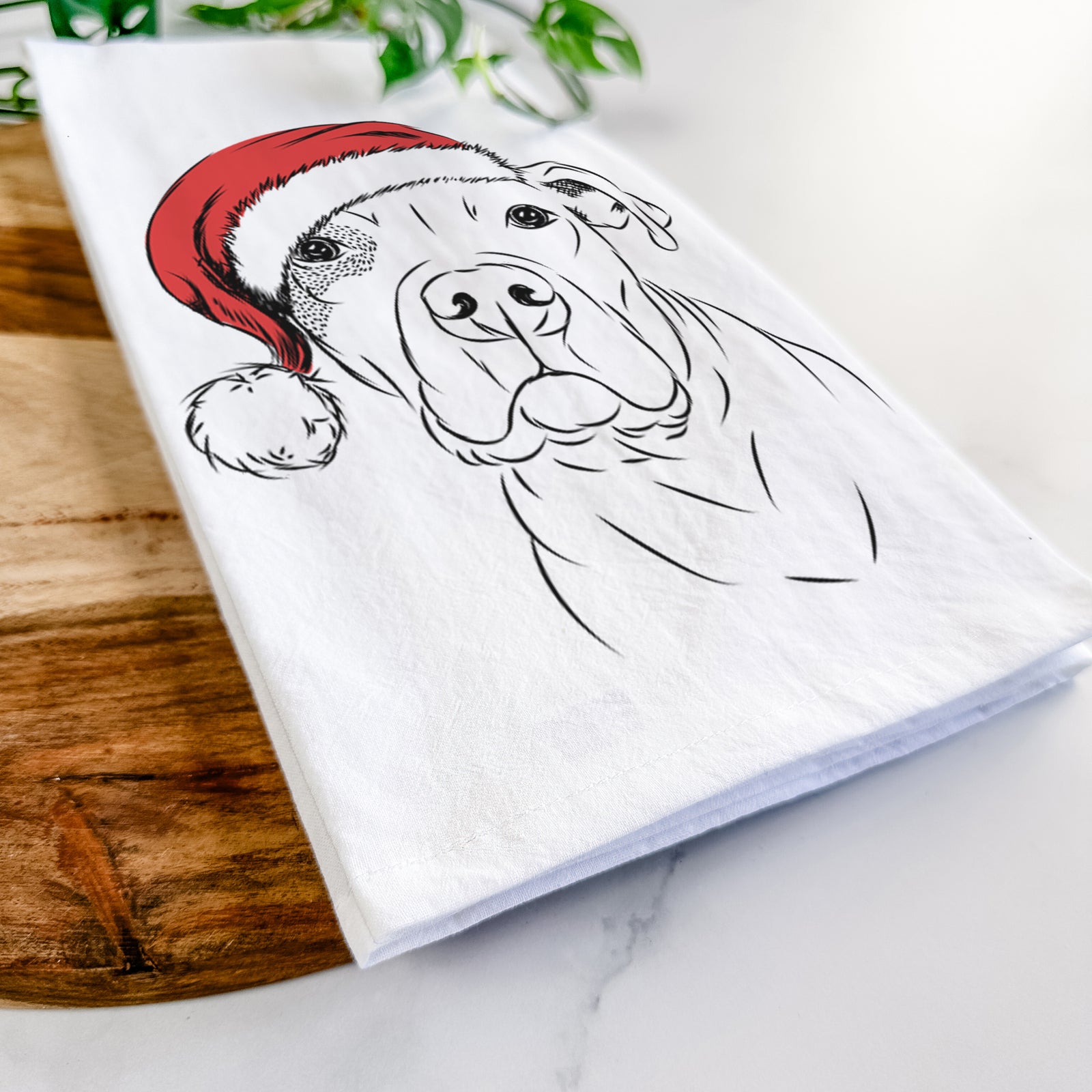 Gummy the Pitbull Tea Towel