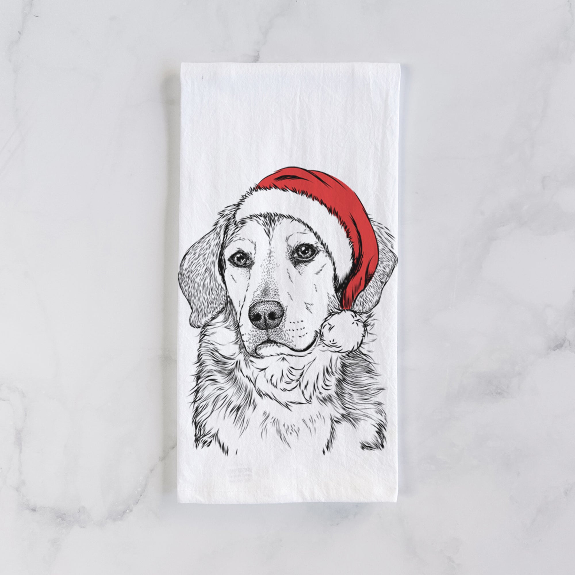 Gunner the Beagle Mix Tea Towel