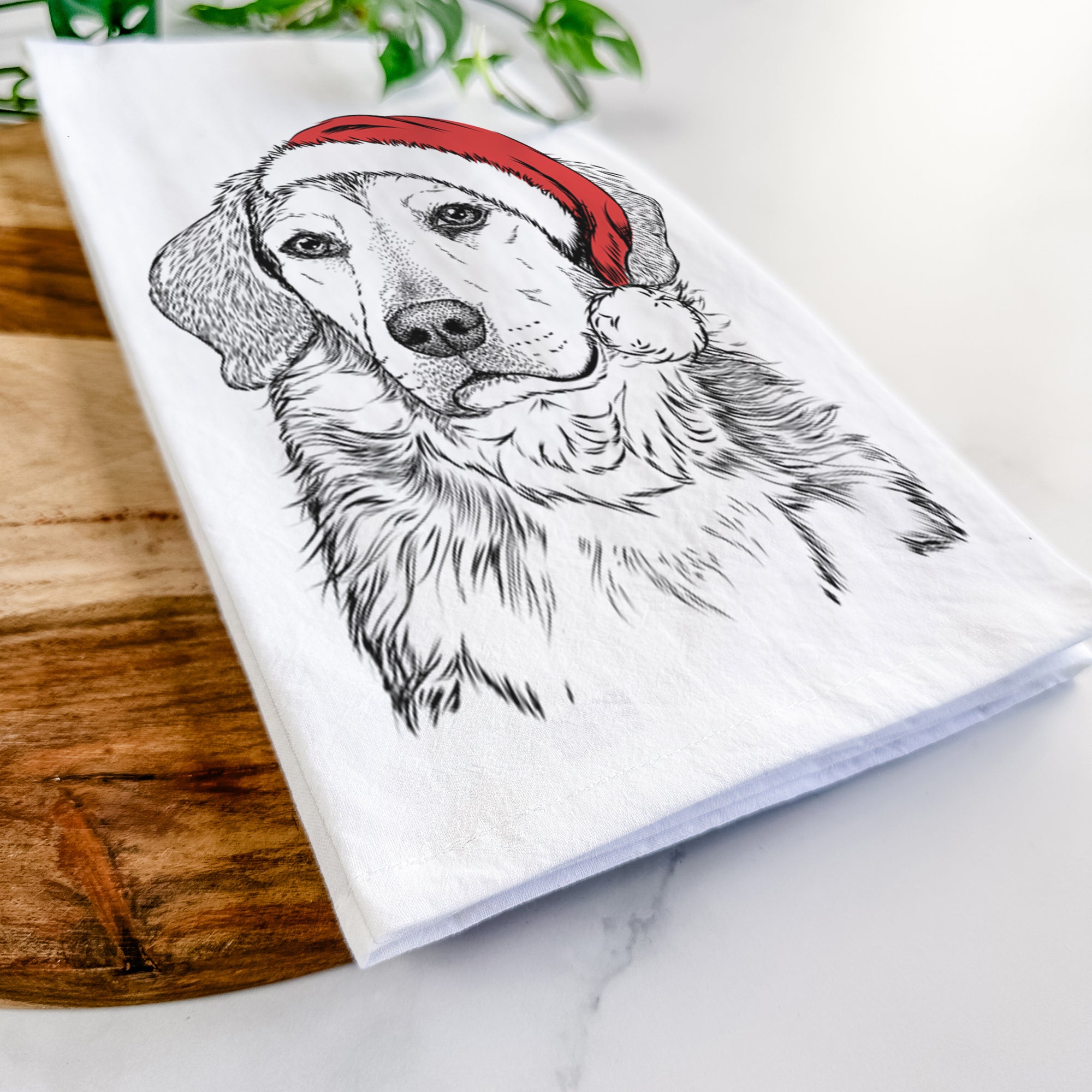 Gunner the Beagle Mix Tea Towel