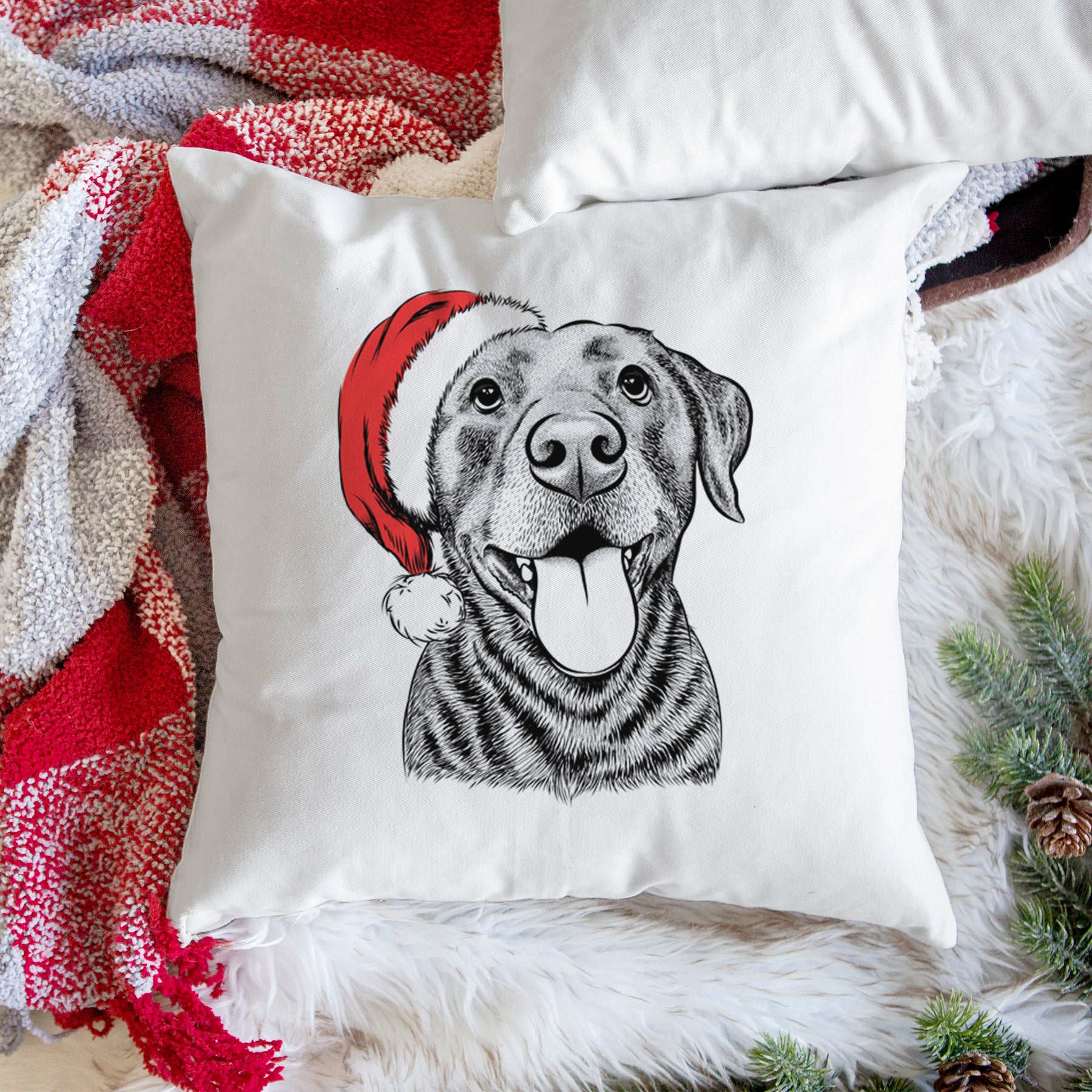 Gwen the Labrador Retriever - Throw Pillow Cover