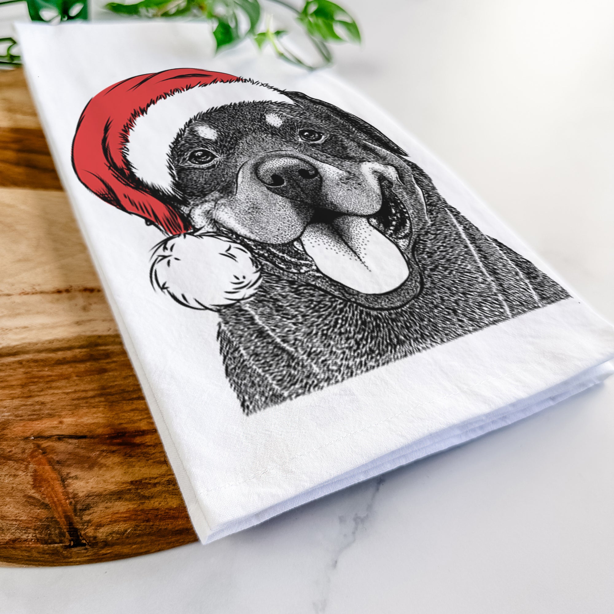 Hagan the Rottweiler Tea Towel