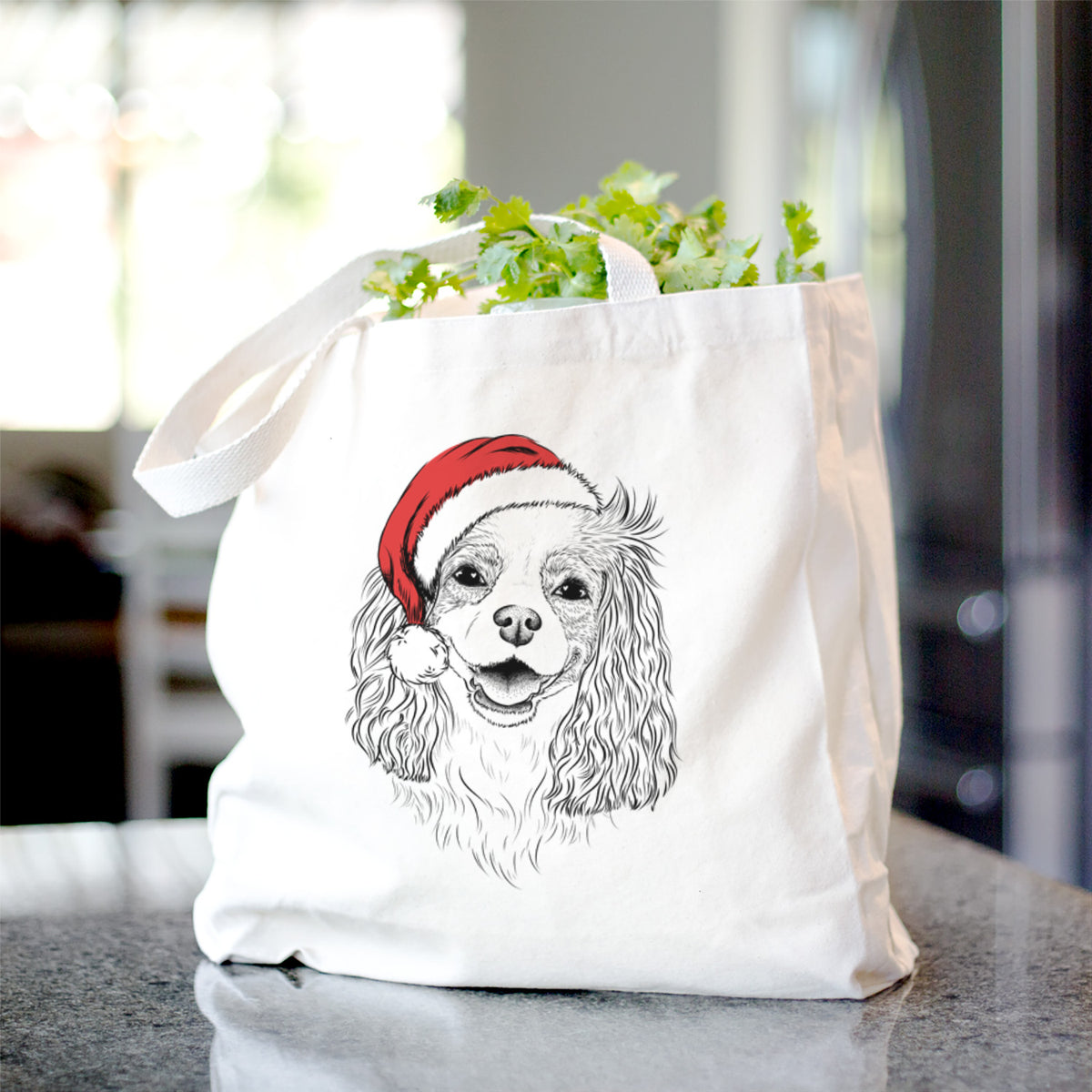 Halley Comet the Cavalier King Charles Spaniel - Tote Bag