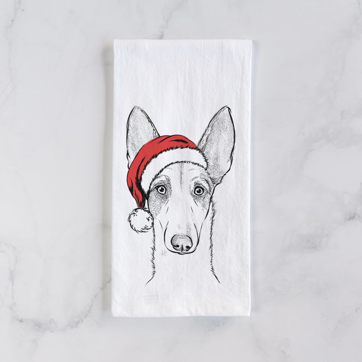 Halo the Ibizan Sight Hound Tea Towel