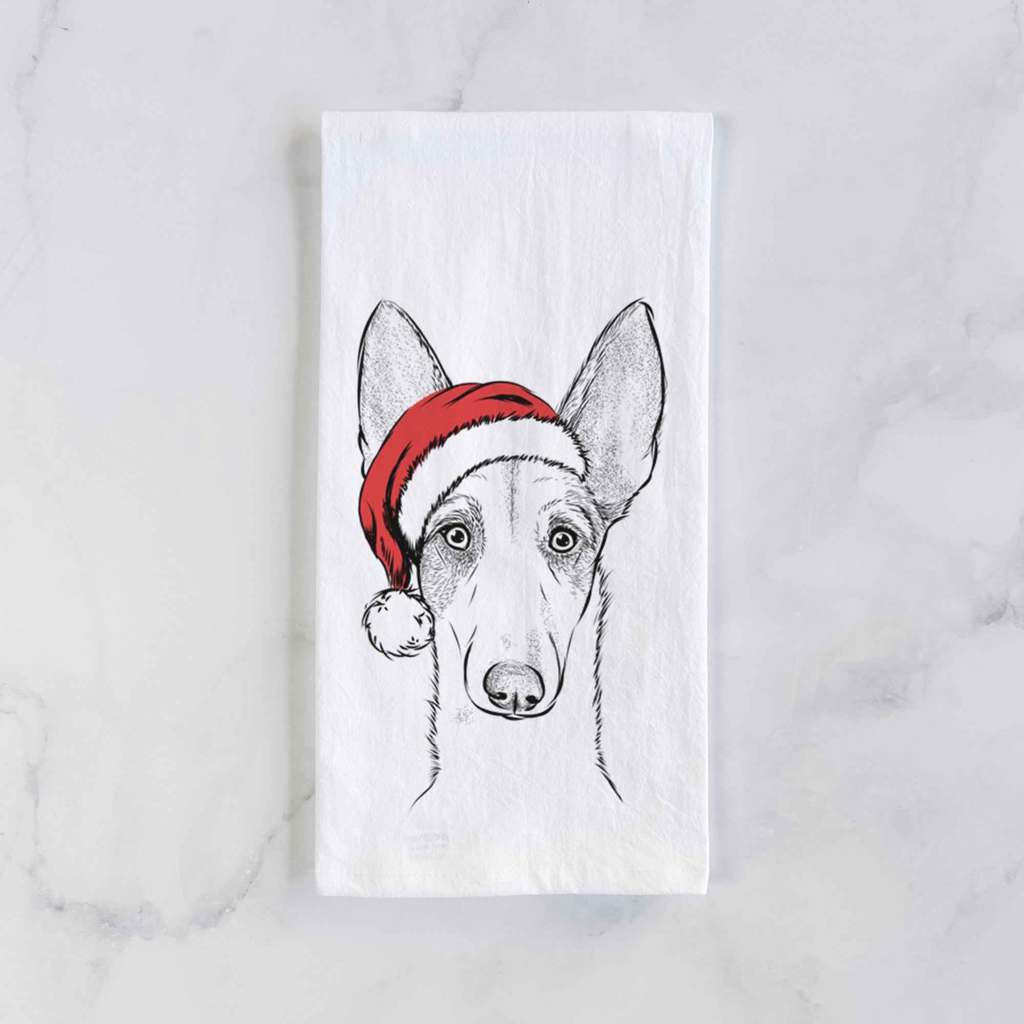 Halo the Ibizan Sight Hound Tea Towel