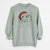 Santa Hans the Dachshund - Unisex Pigment Dyed Crew Sweatshirt