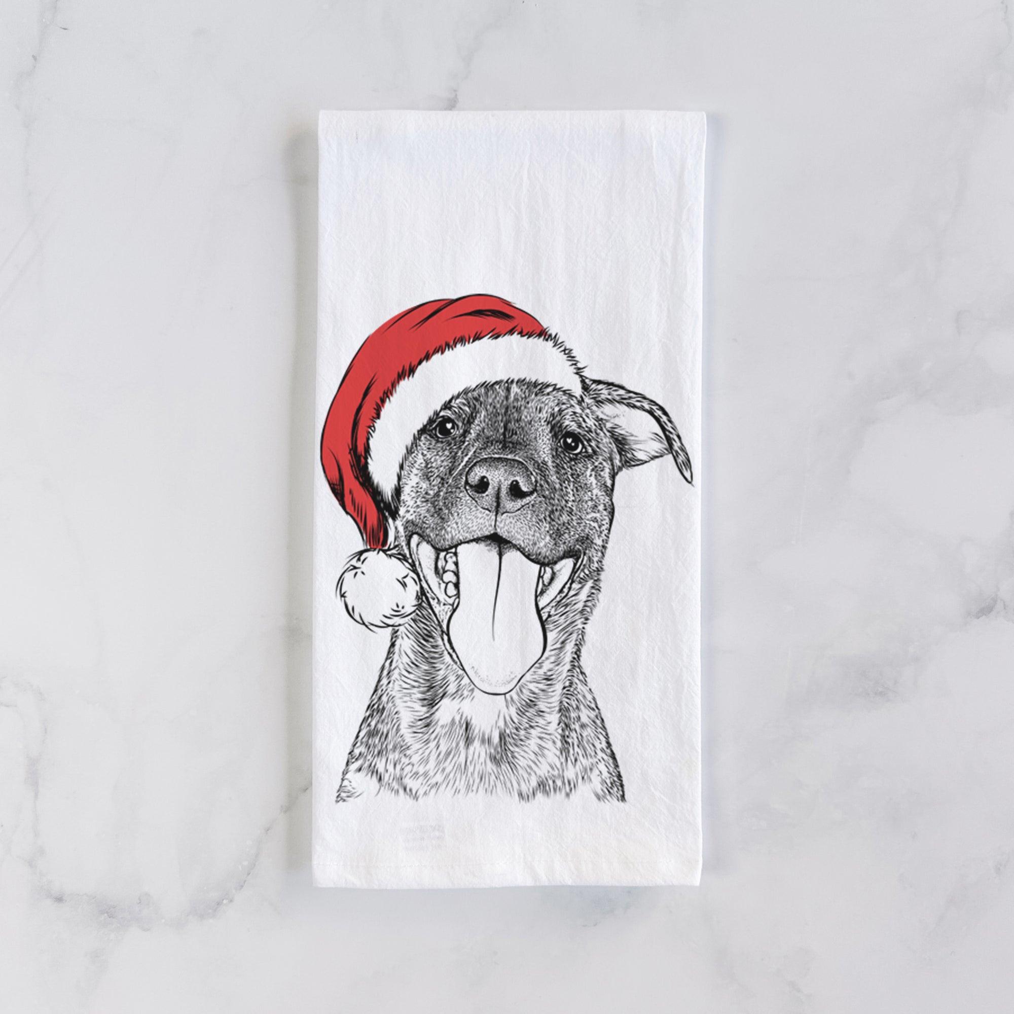 Harley the Pitbull Mix Tea Towel