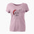 Santa Heidi the Schnauzer Mix - Women's Perfect V-neck Shirt