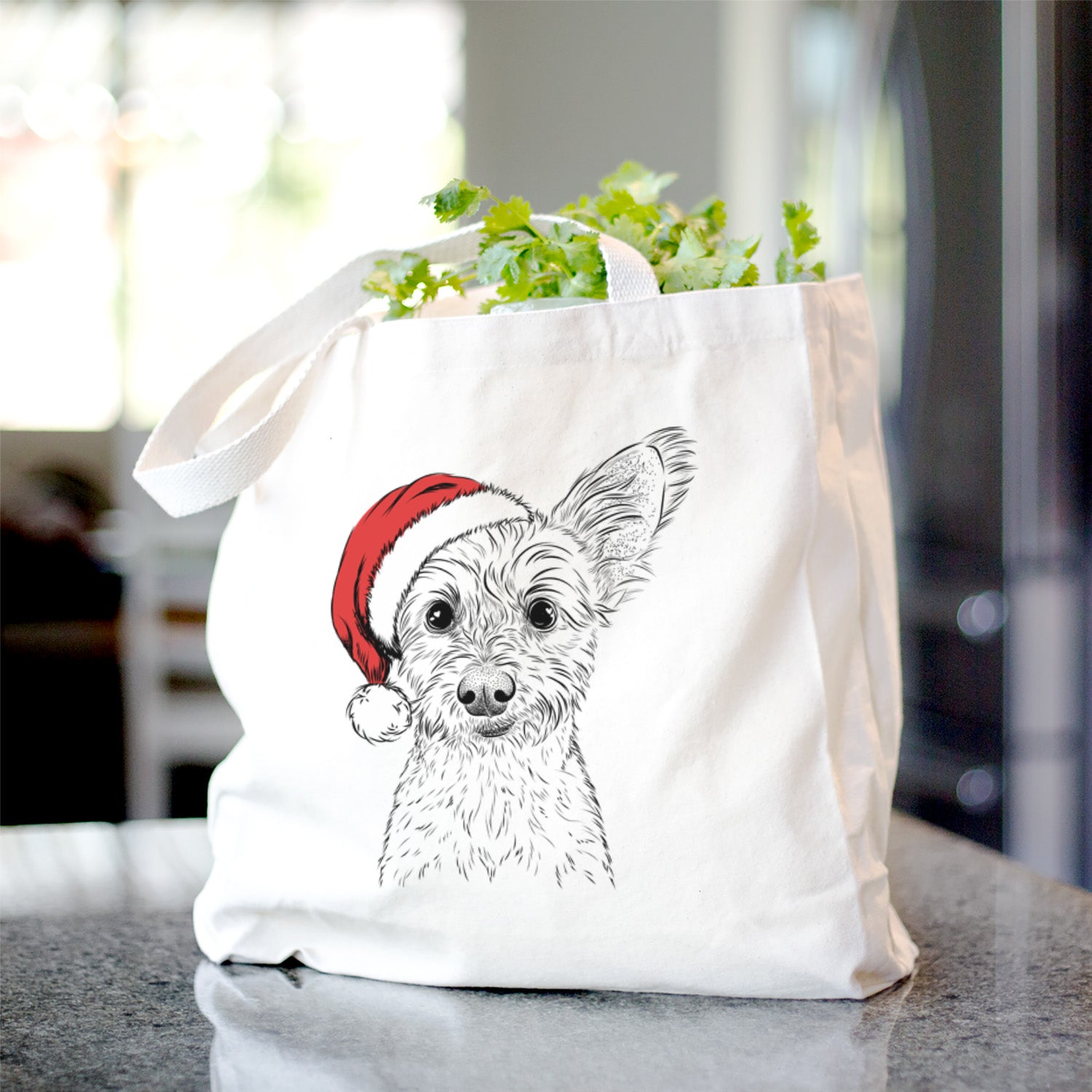 Heidi the Schnauzer Mix - Tote Bag