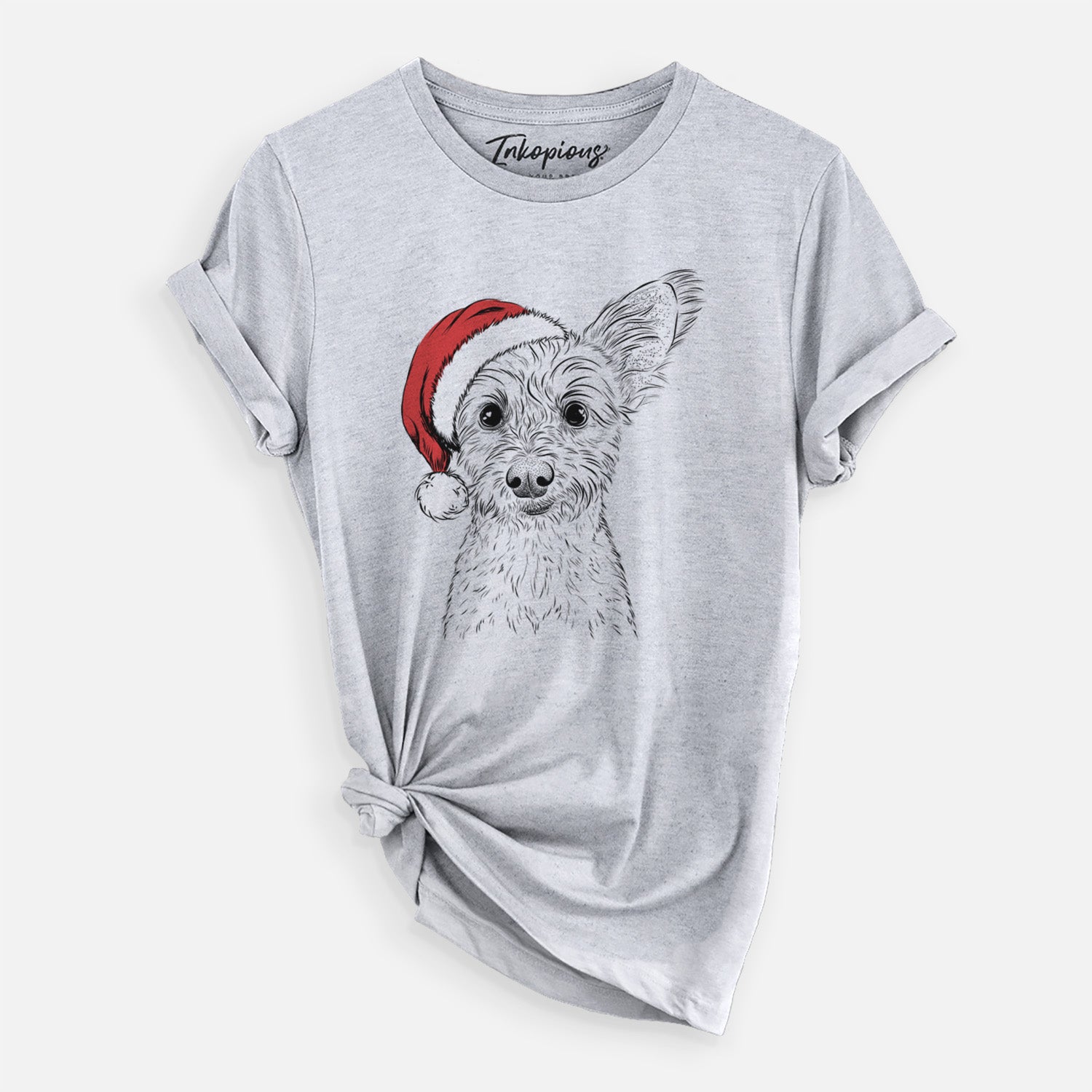 Santa Heidi the Schnauzer Mix - Unisex Crewneck