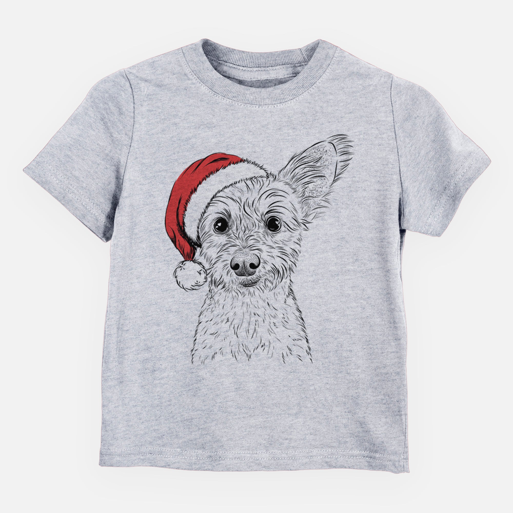 Santa Heidi the Schnauzer Mix - Kids/Youth/Toddler Shirt