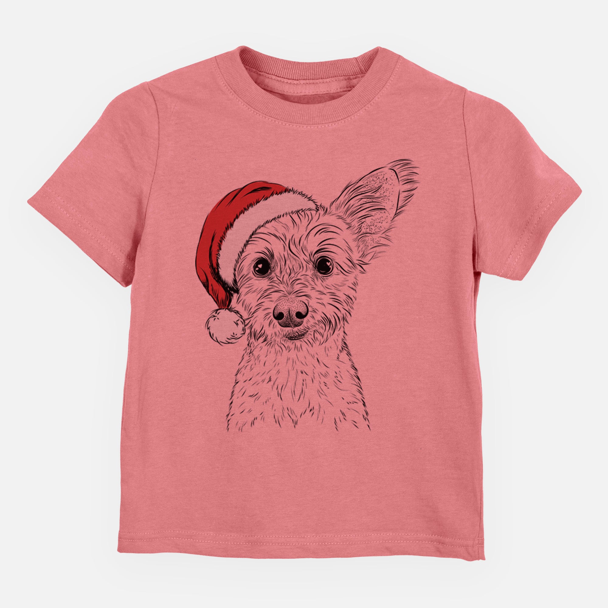 Santa Heidi the Schnauzer Mix - Kids/Youth/Toddler Shirt