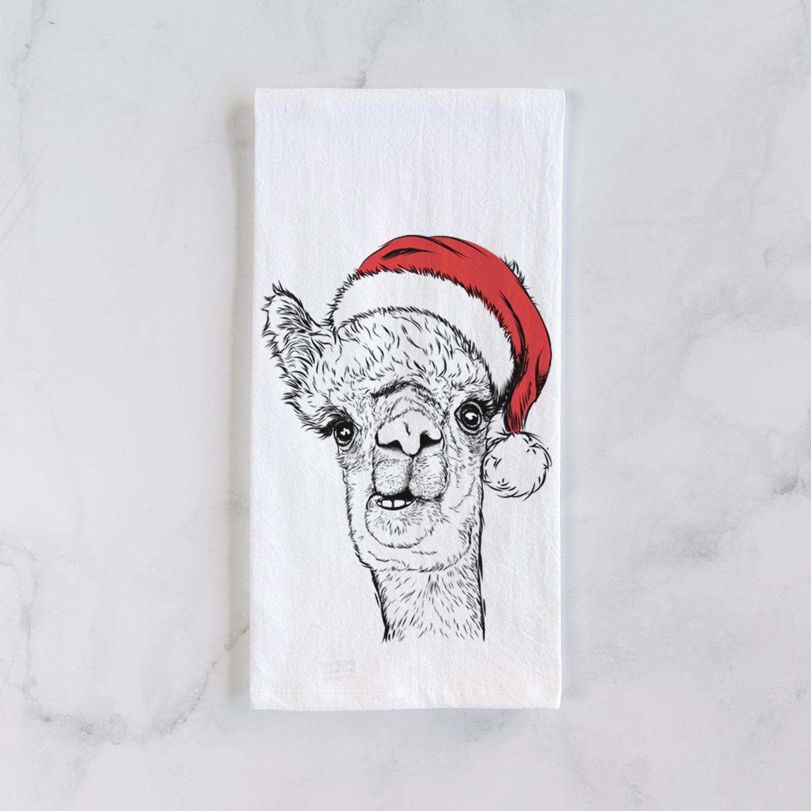 Henry the Alpaca Tea Towel
