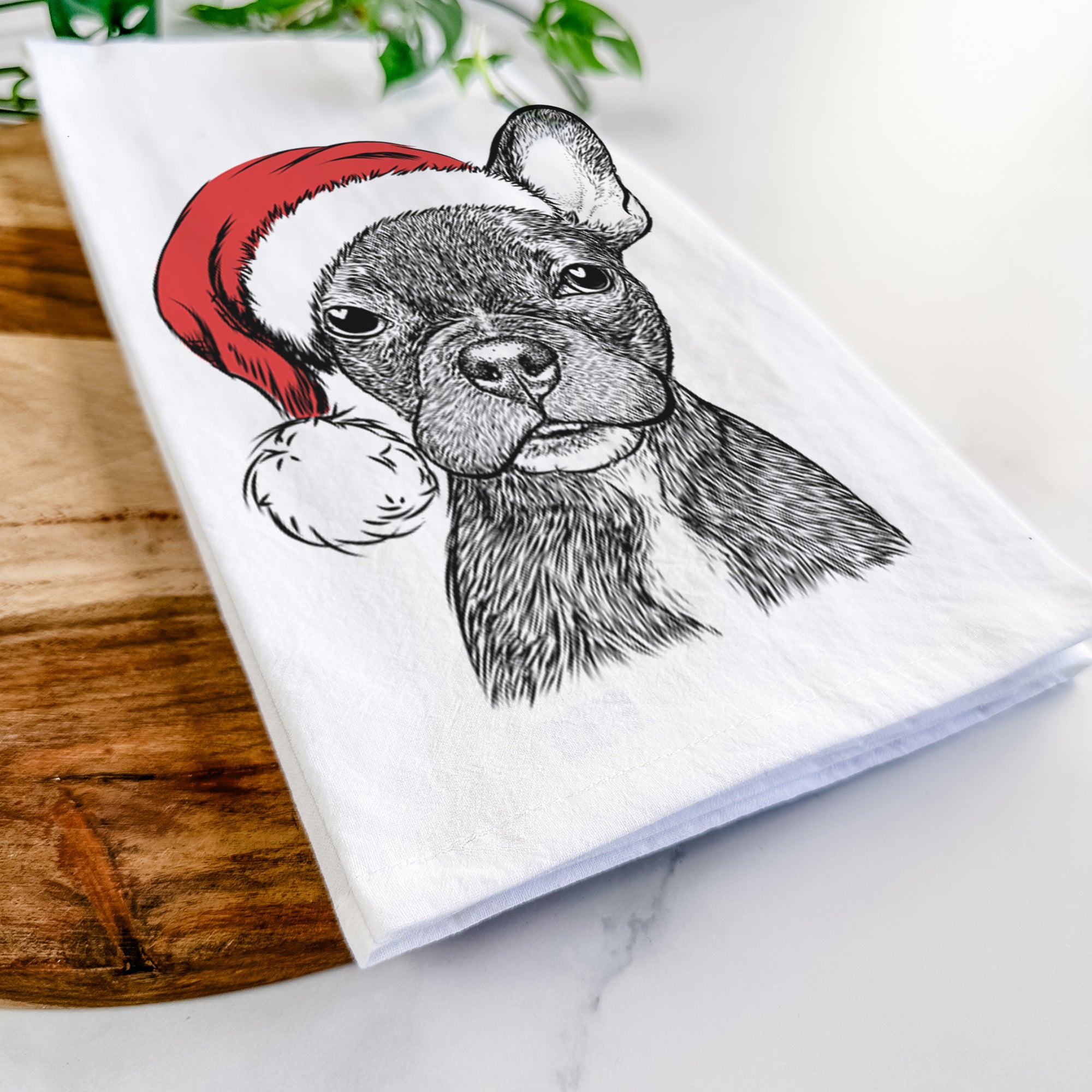 Henry the French Bulldog Tea Towel