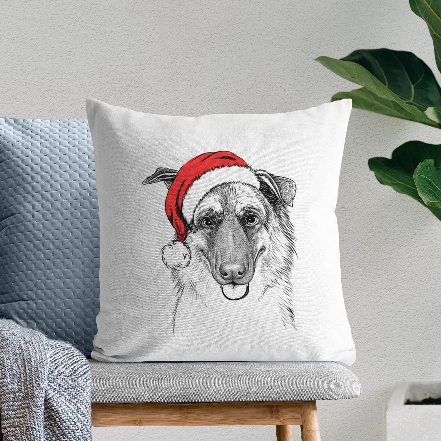 Henry the German Shepherd - Throw Pillow Cover