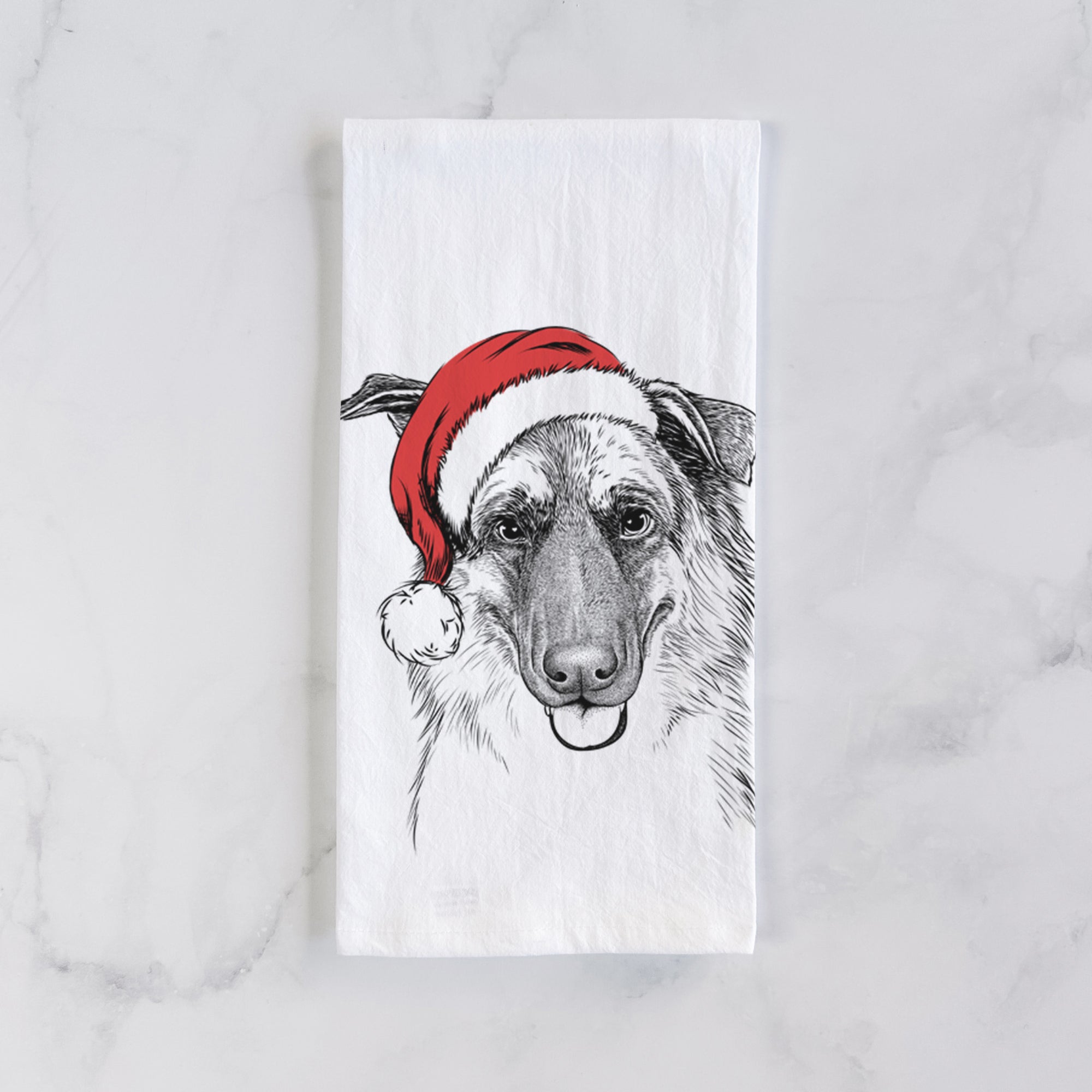 Henry the German Shepherd Tea Towel