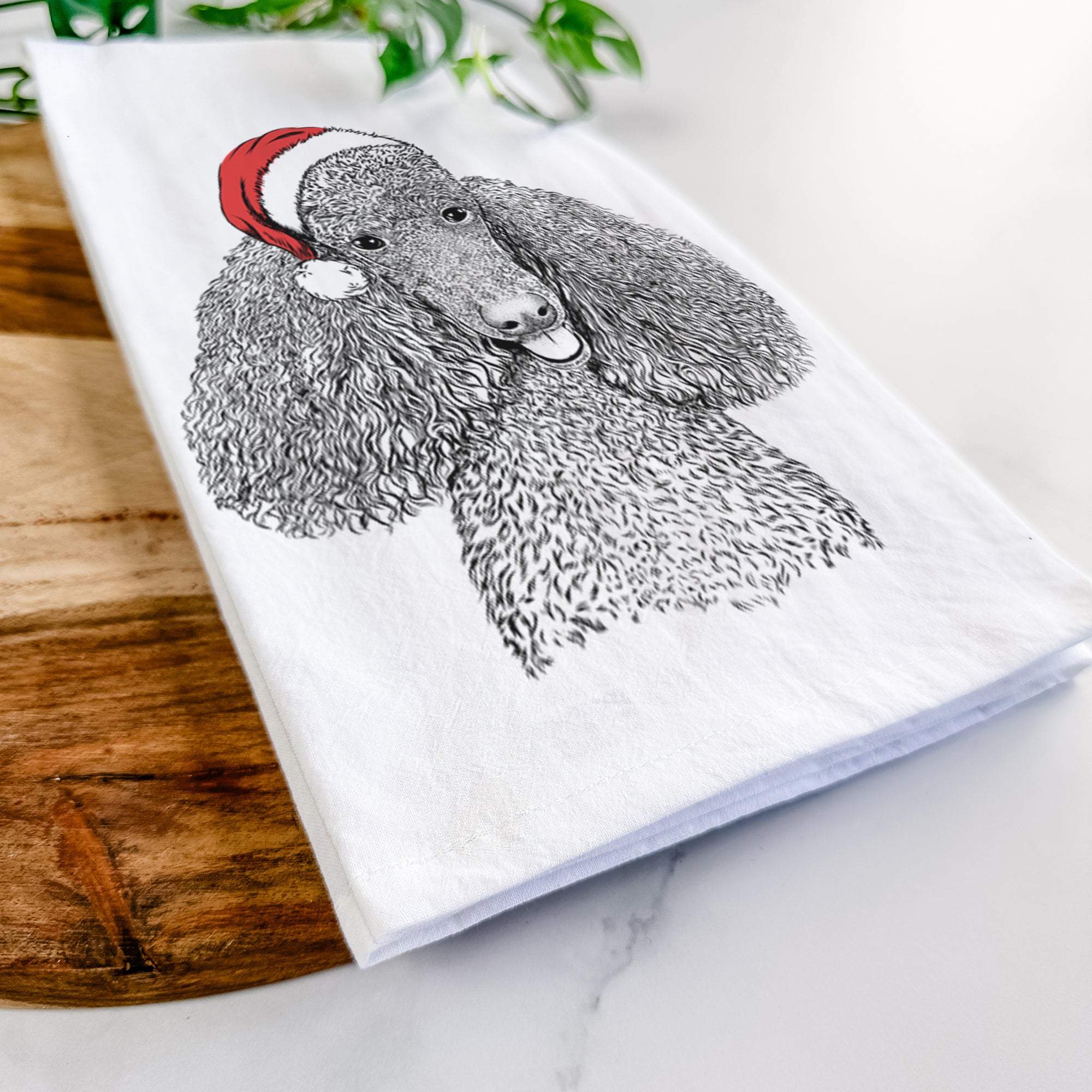 Henry the Standard Poodle Tea Towel