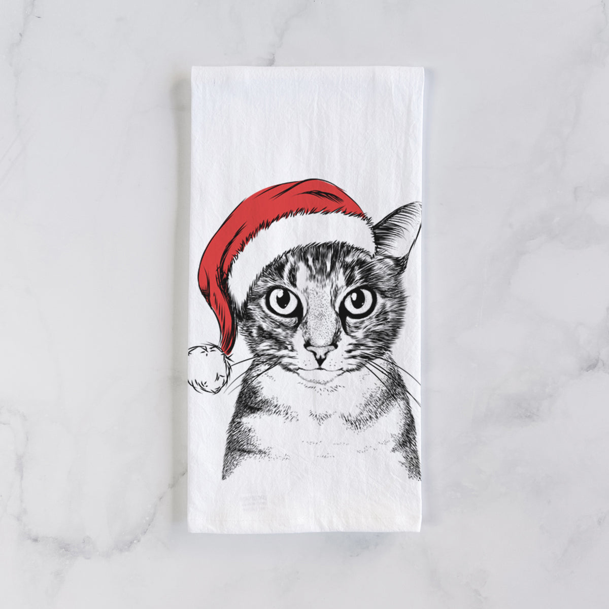 Hobbes the Tabby Cat Tea Towel
