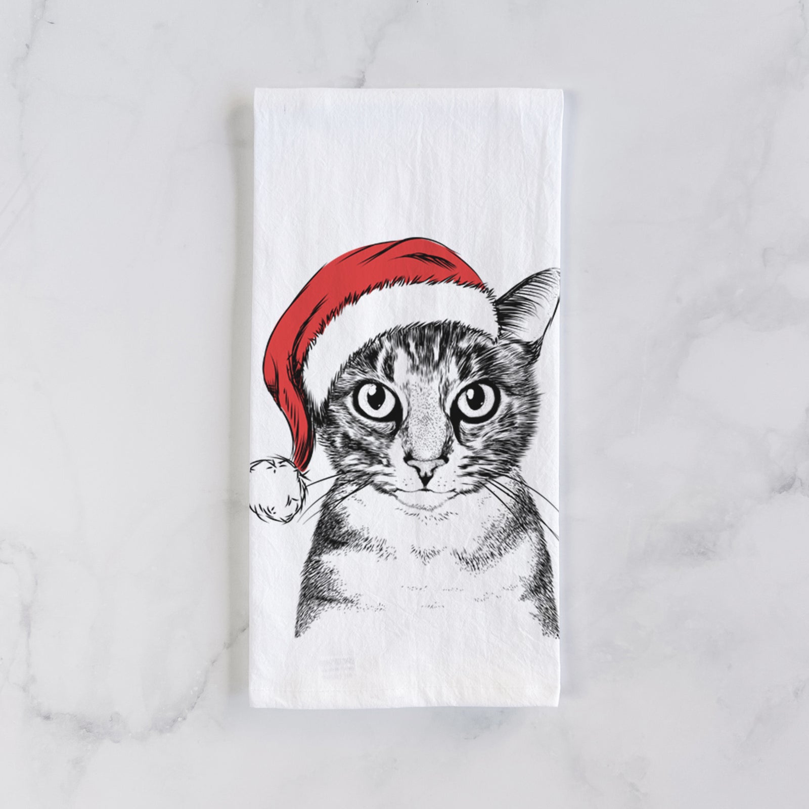 Hobbes the Tabby Cat Tea Towel