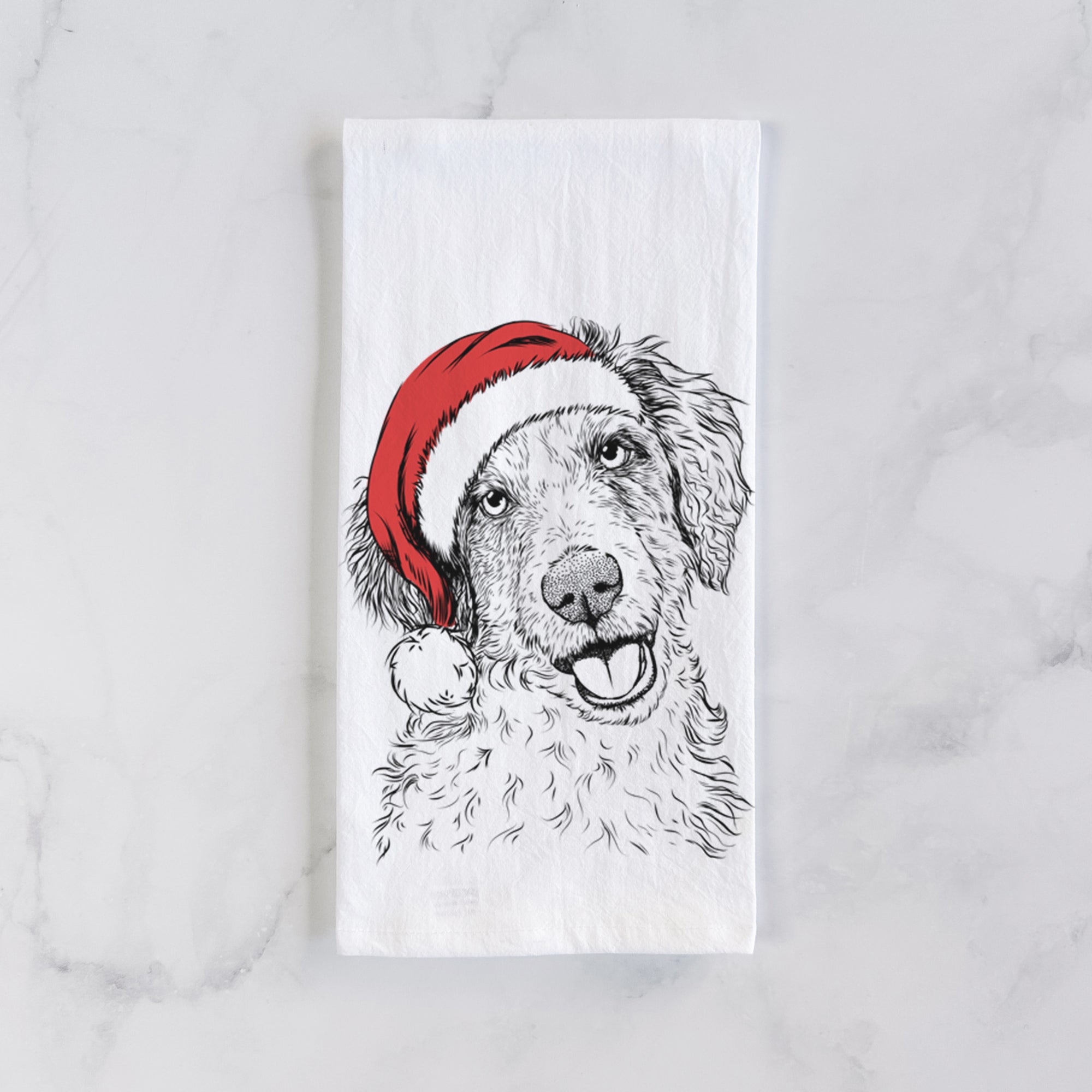 Hoge the Aussiedoodle Tea Towel