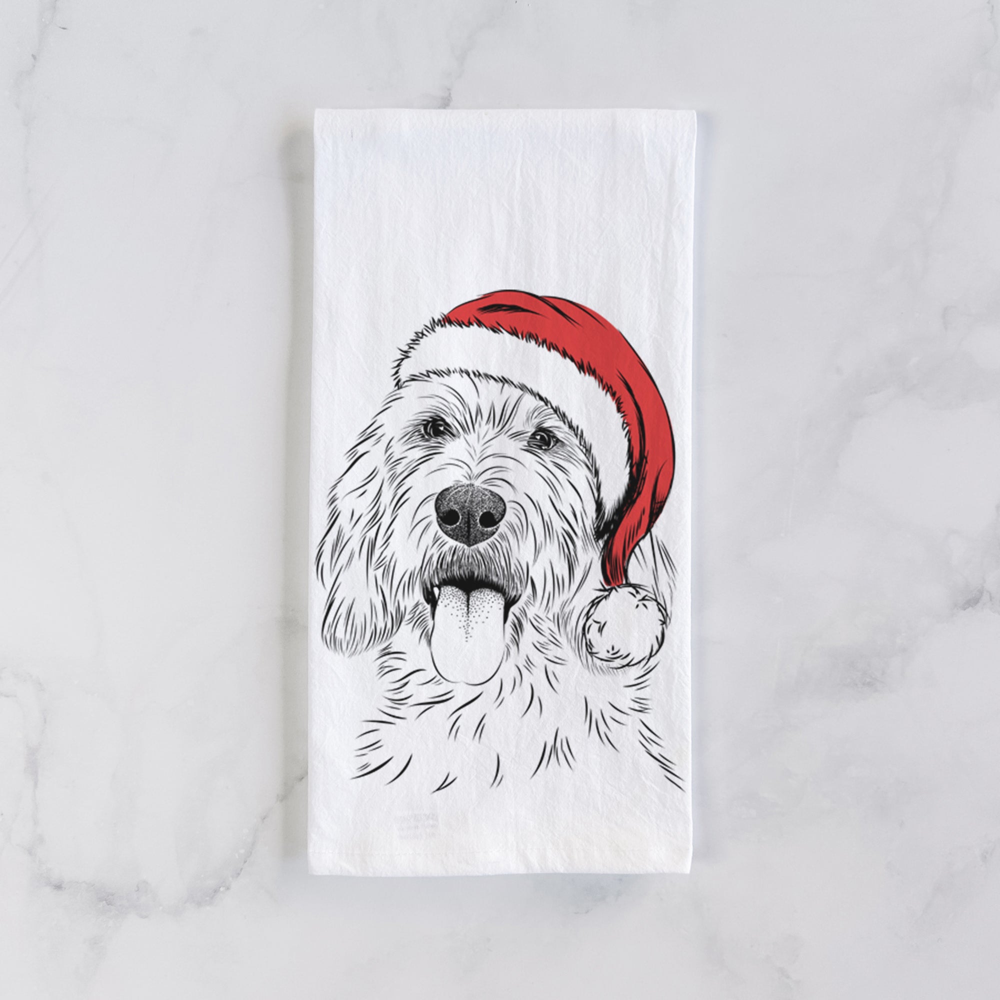 Homer the Grand Basset Griffon Vendeen Tea Towel