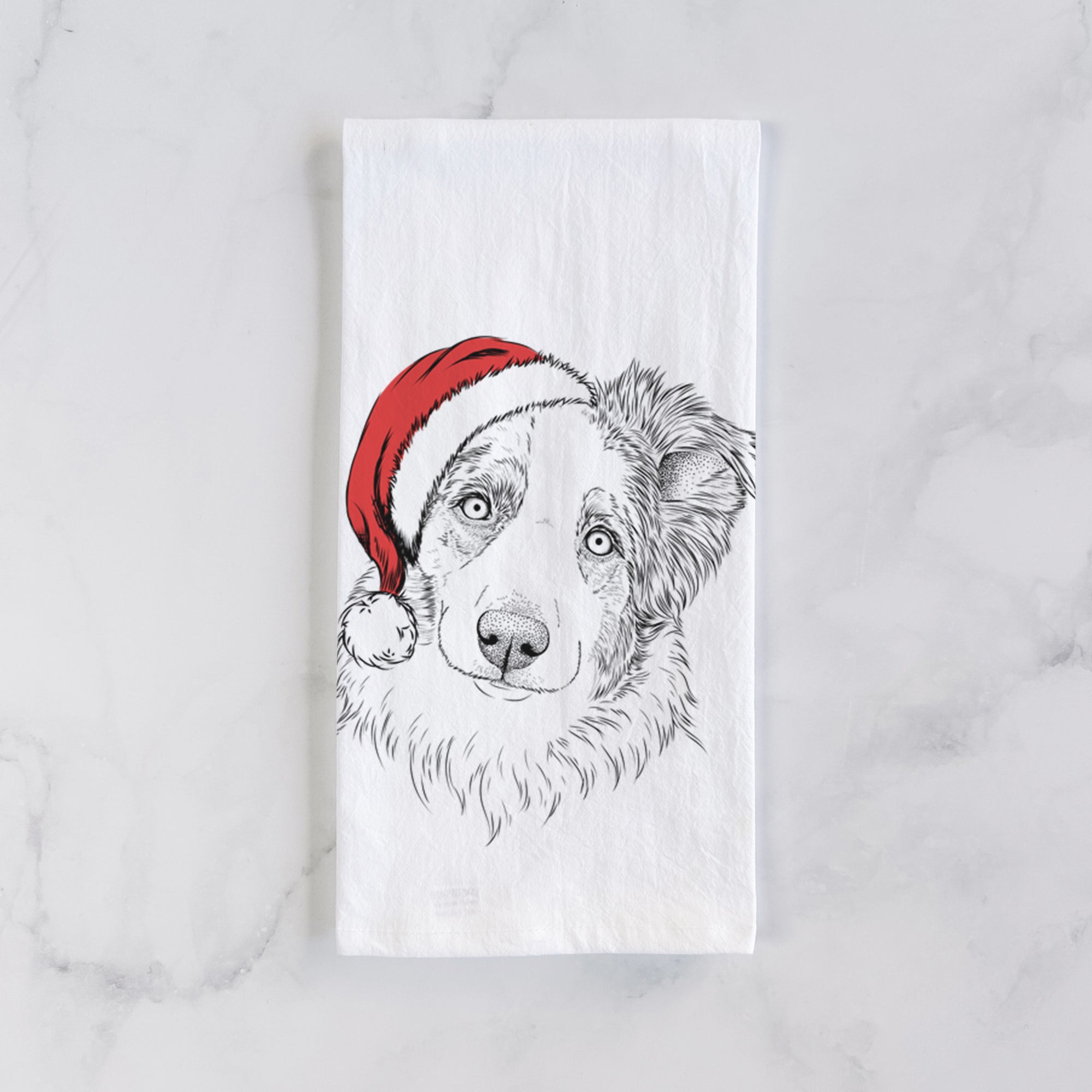 HoneyBee the Miniature Australian Shepherd Tea Towel