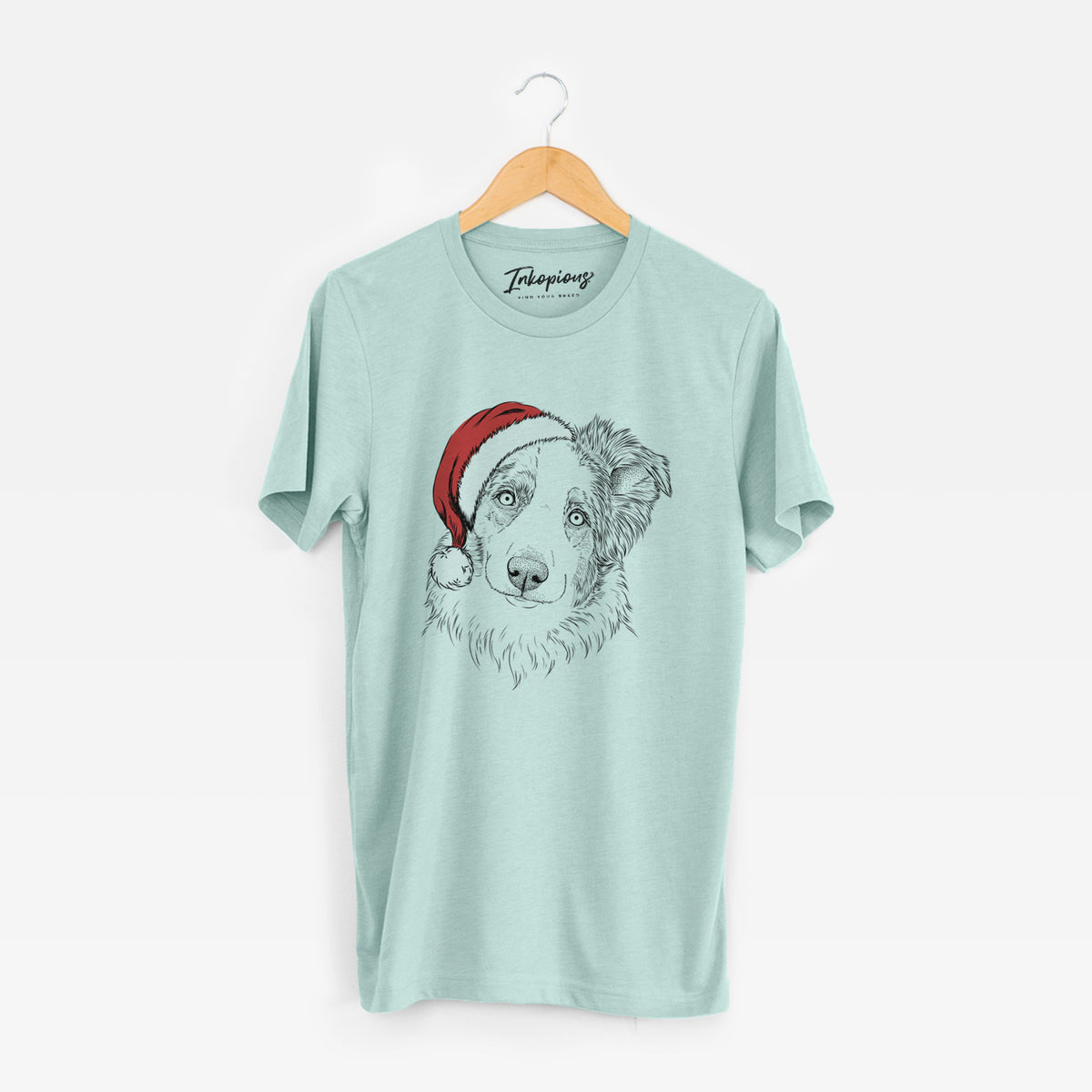 Santa HoneyBee the Miniature Australian Shepherd - Unisex Crewneck