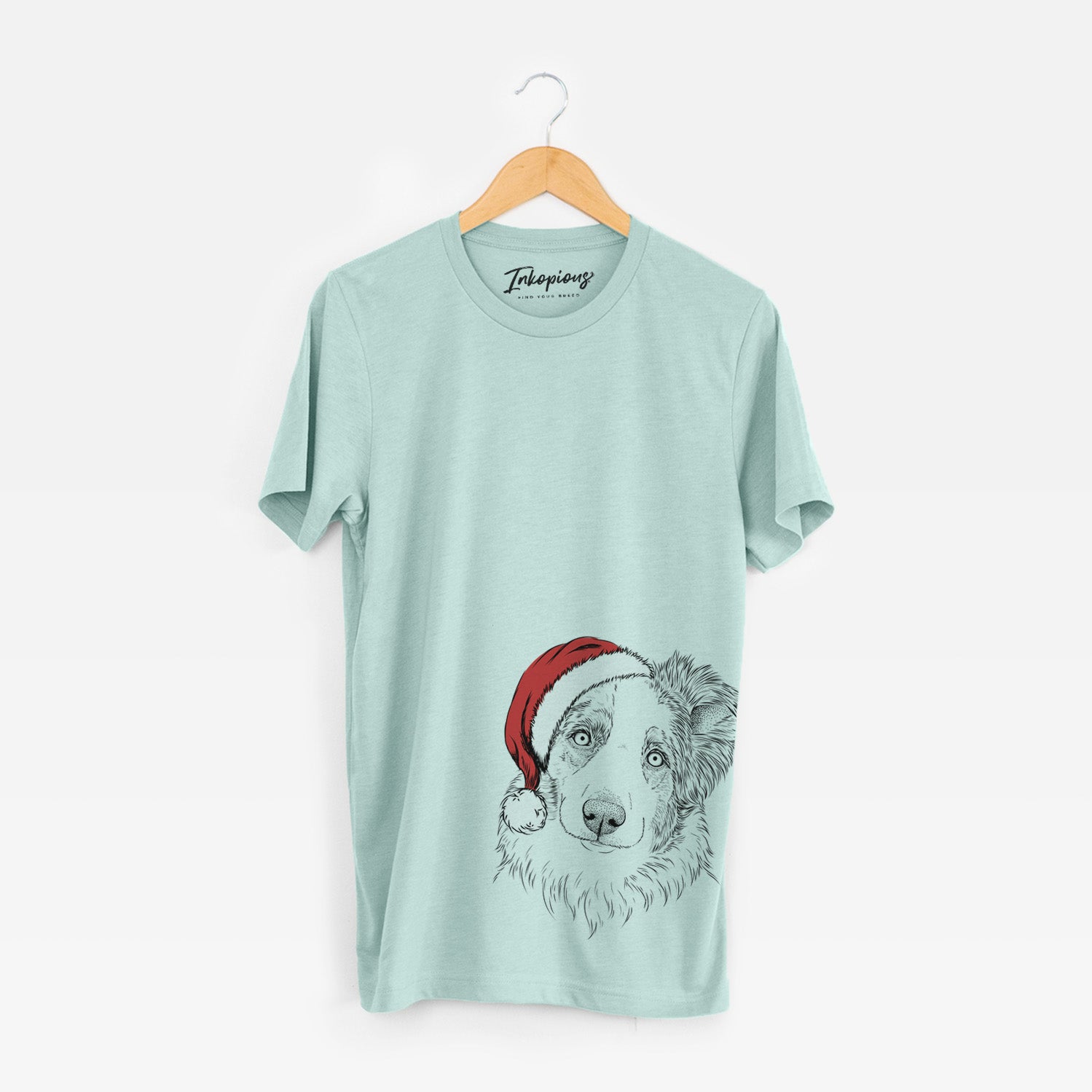 Santa HoneyBee the Miniature Australian Shepherd - Unisex Crewneck
