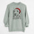 Santa Hopper the Golden Retriever - Unisex Pigment Dyed Crew Sweatshirt