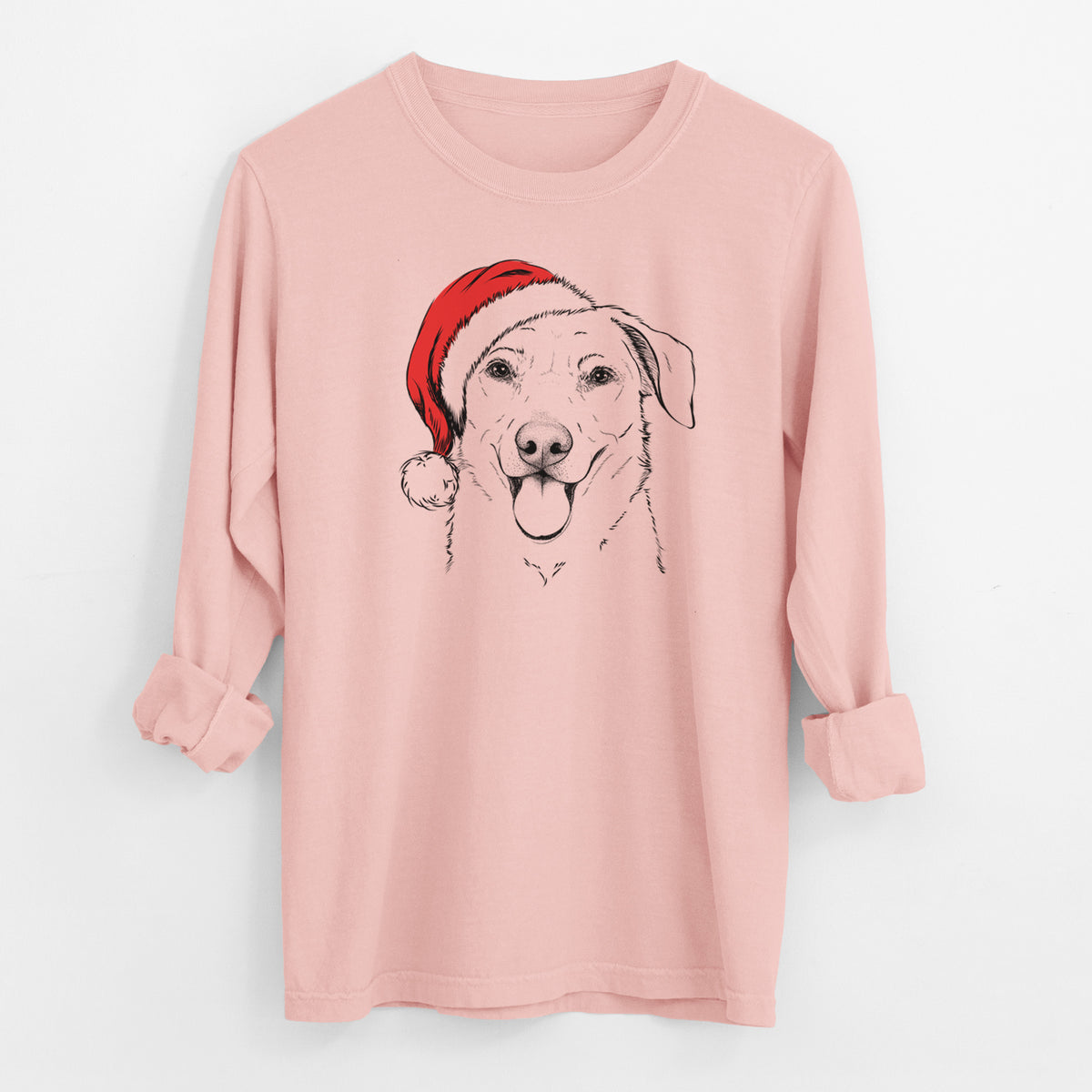 Santa Hudson the Shepherd - Men's Heavyweight 100% Cotton Long Sleeve