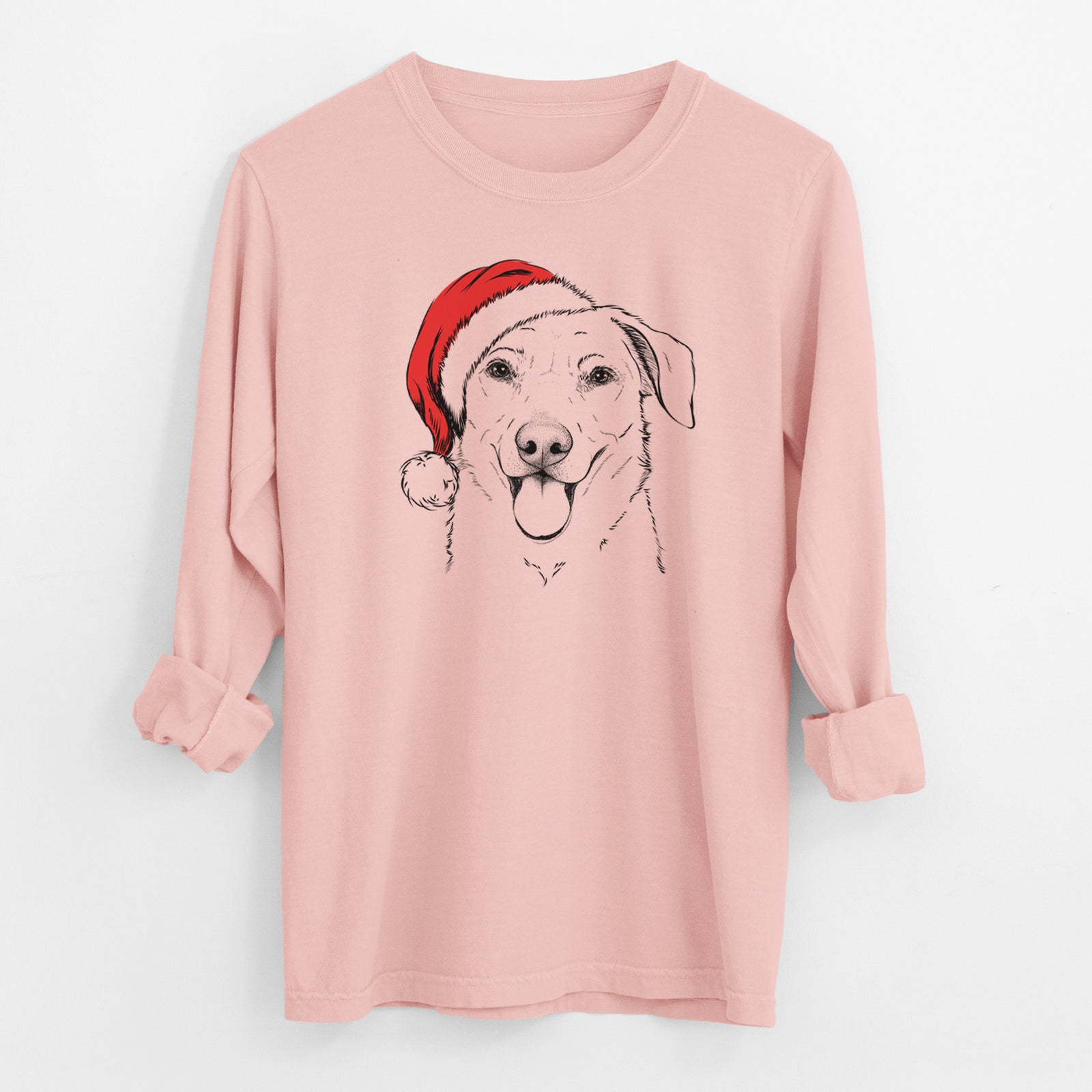 Santa Hudson the Shepherd - Men's Heavyweight 100% Cotton Long Sleeve