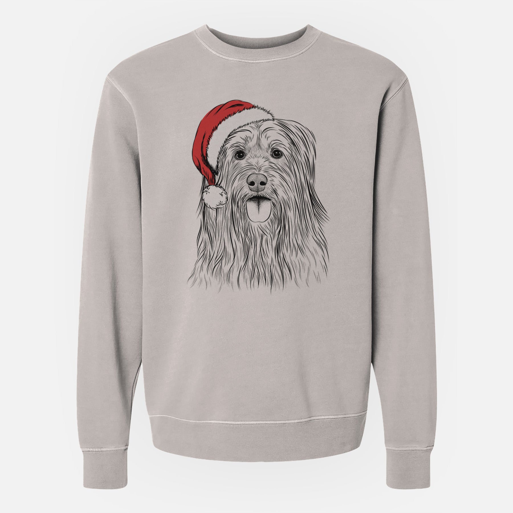 Santa Indy the Korean Sapsali - Unisex Pigment Dyed Crew Sweatshirt