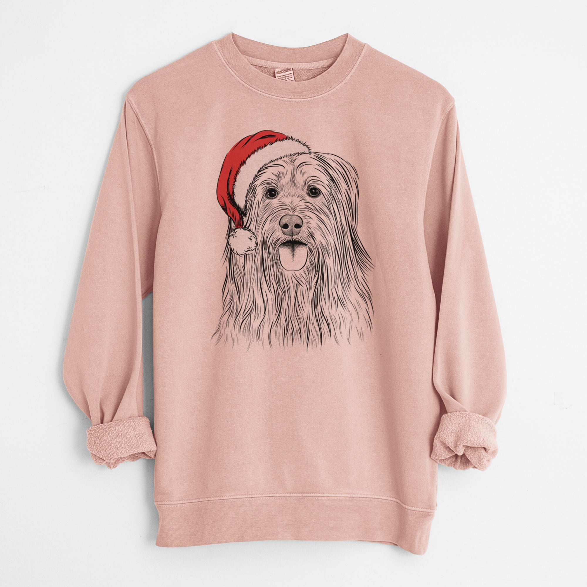 Santa Indy the Korean Sapsali - Unisex Pigment Dyed Crew Sweatshirt